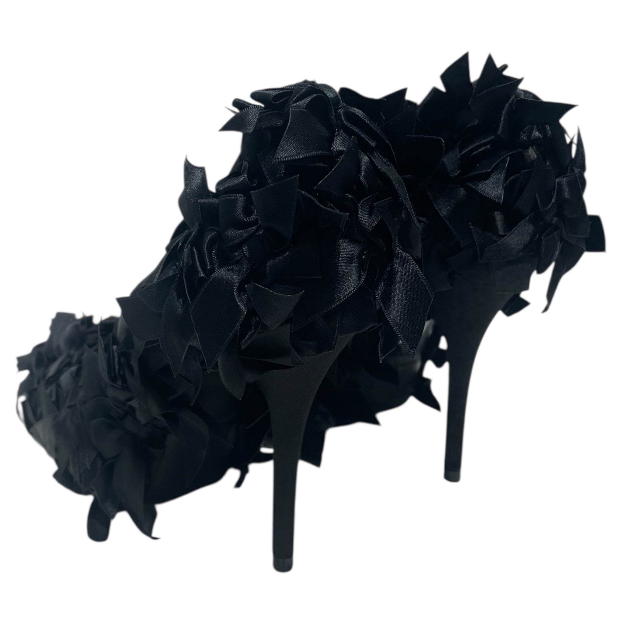 BALENCIAGA/Heels/EU 38/BLK/Marie-A-Satin Pump view 2