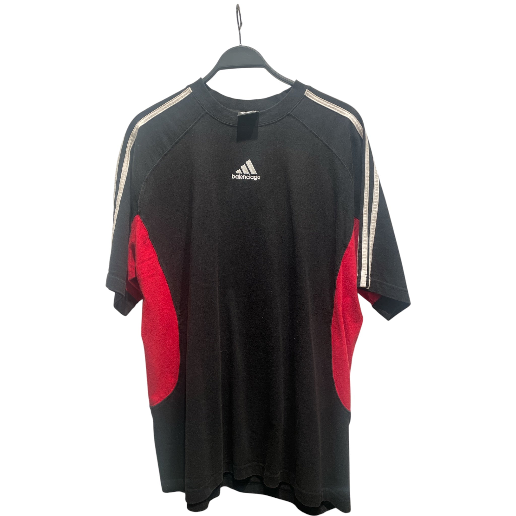 BALENCIAGA/adidas/T-Shirt/L/Cotton/BLK/ view 1