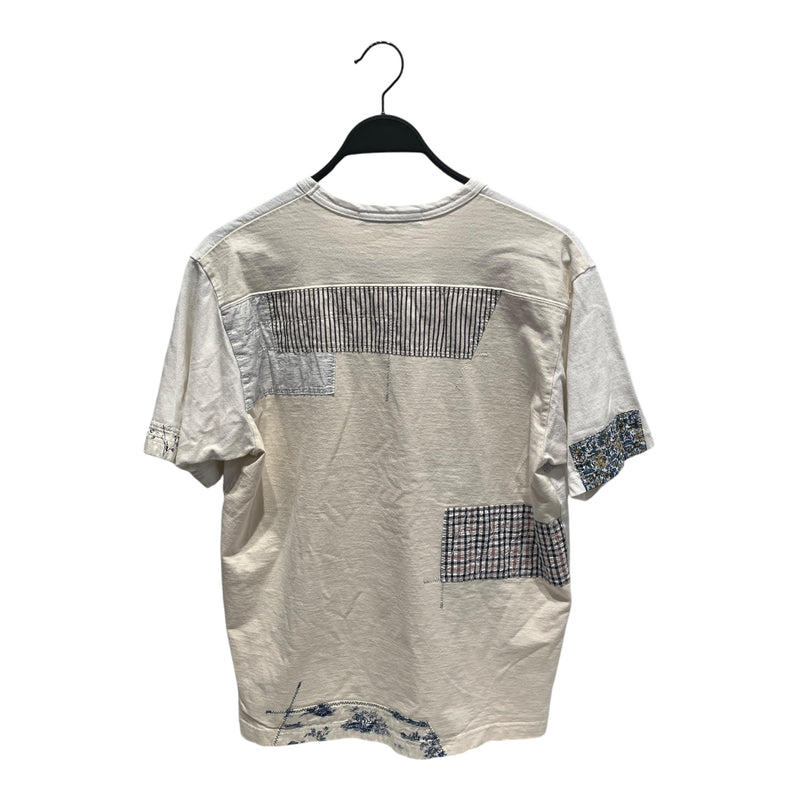 JUNYA WATANABE COMME des GARCONS/T-Shirt/Cotton/WHT/patchwork