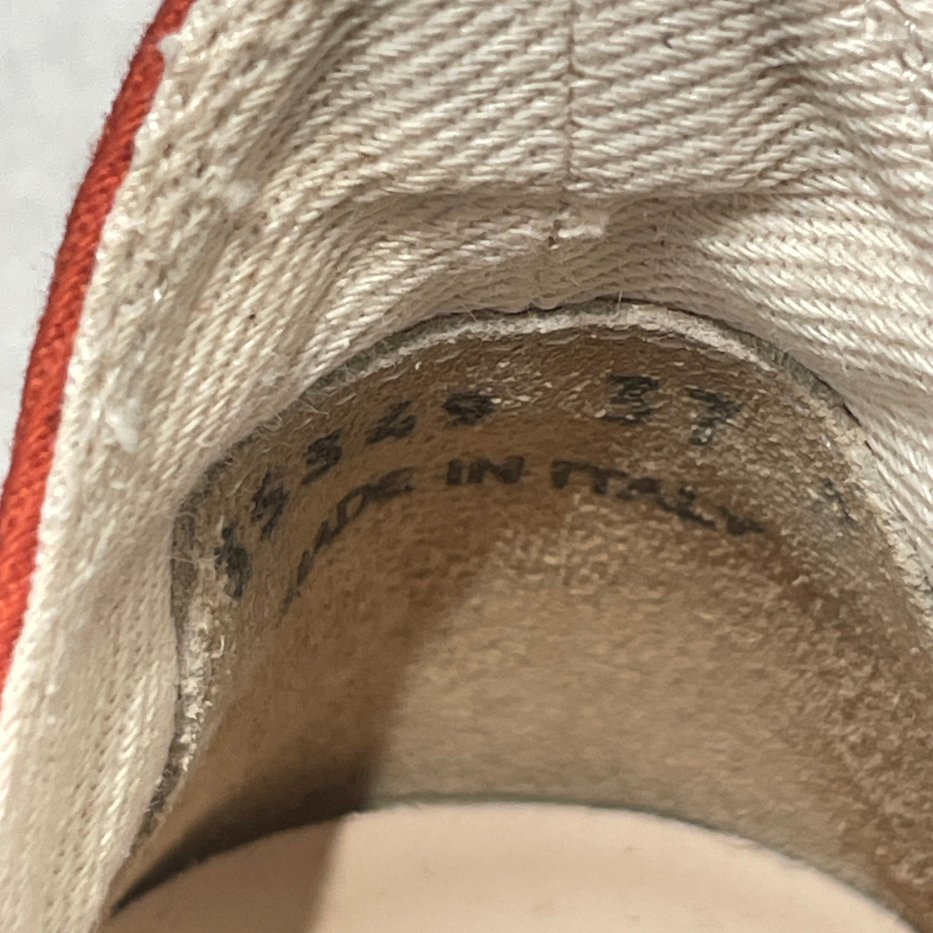 RICK OWENS DRKSHDW/Low-Sneakers/EU 37/Cotton/ORN/Abstract Low view 4