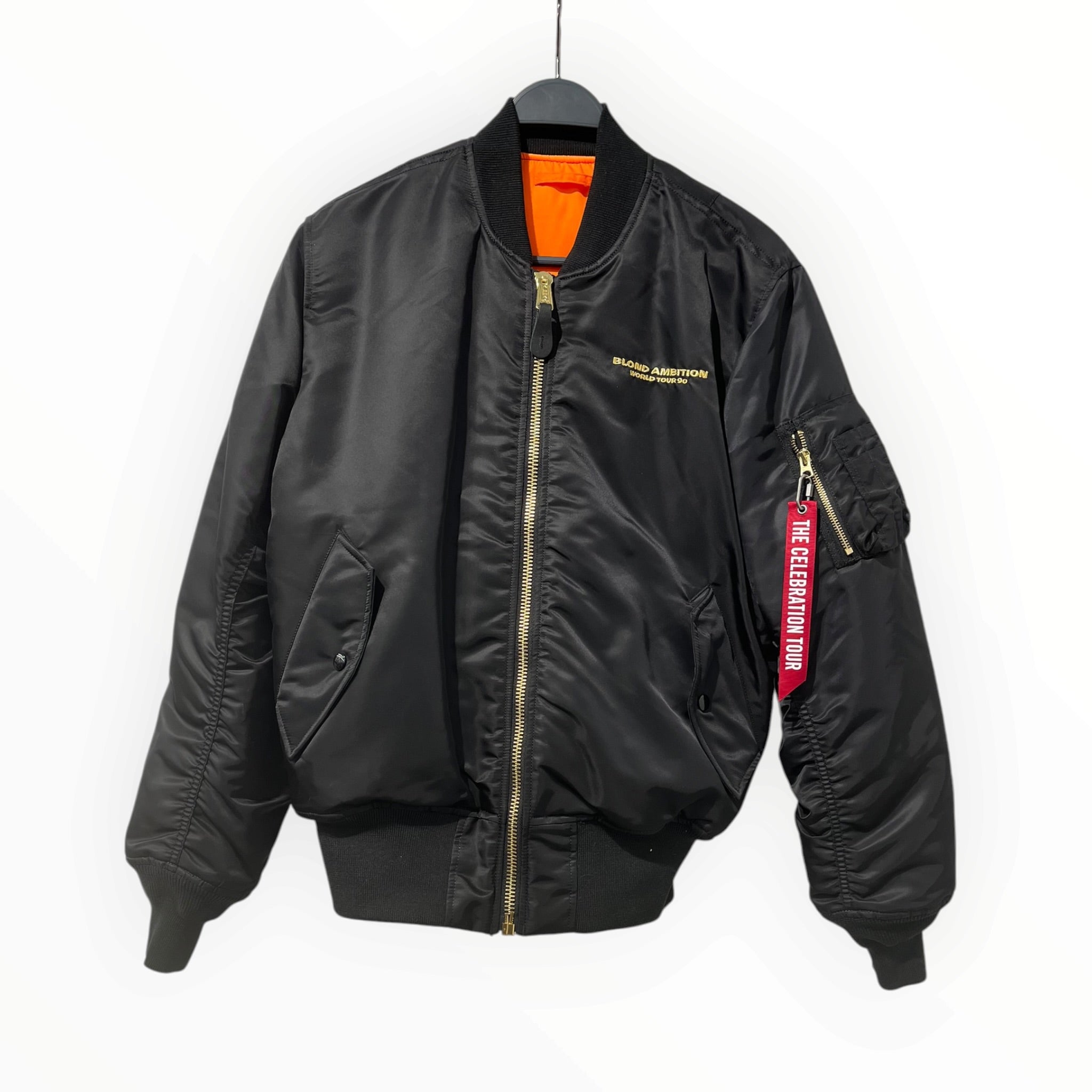 ALPHA INDUSTRIES/Puffer Jkt/M/Nylon/BLK/MADONNA CELEBRATION TOUR view 1