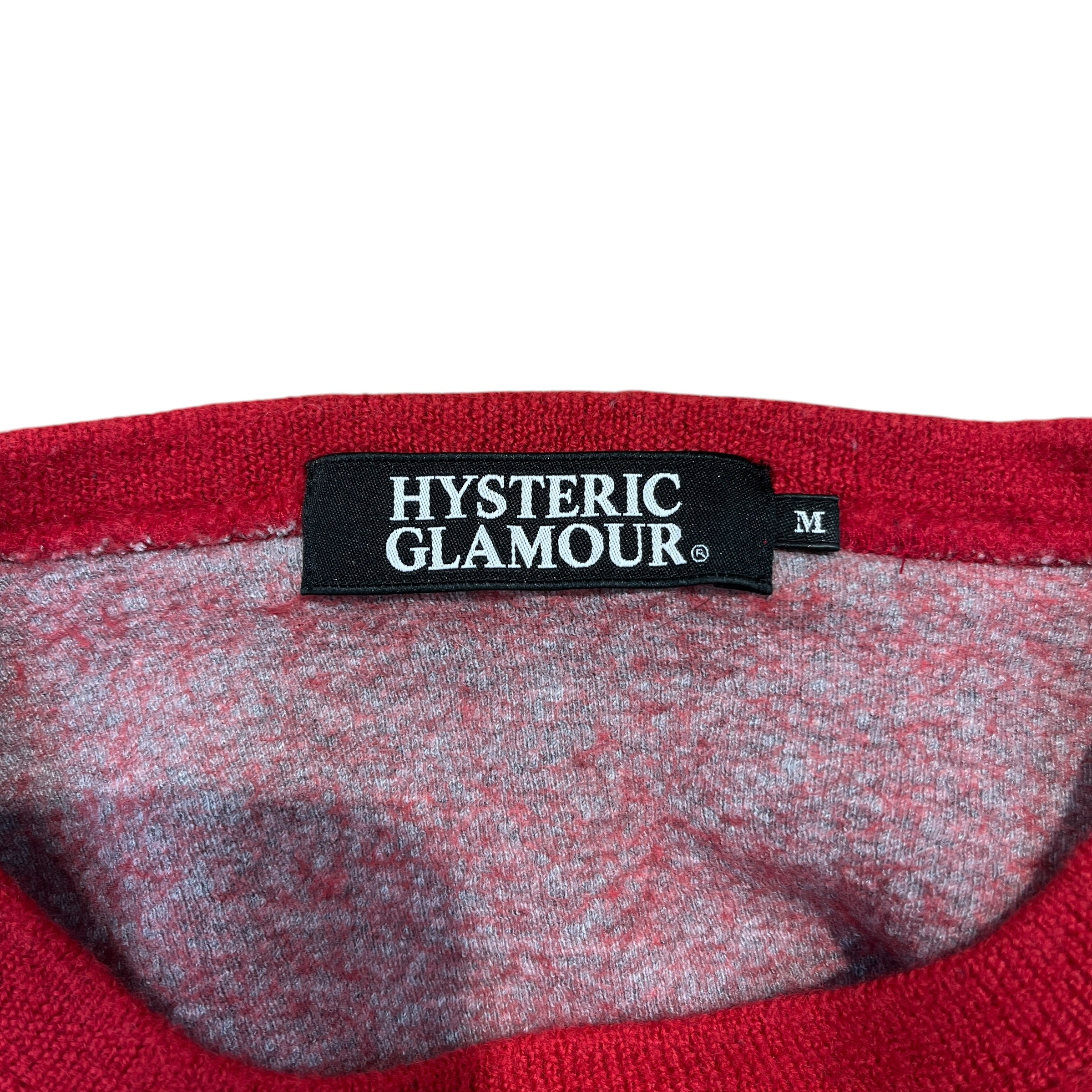 HYSTERIC GLAMOUR/Tops/M/Cotton/RED/ARC LOGO view 3