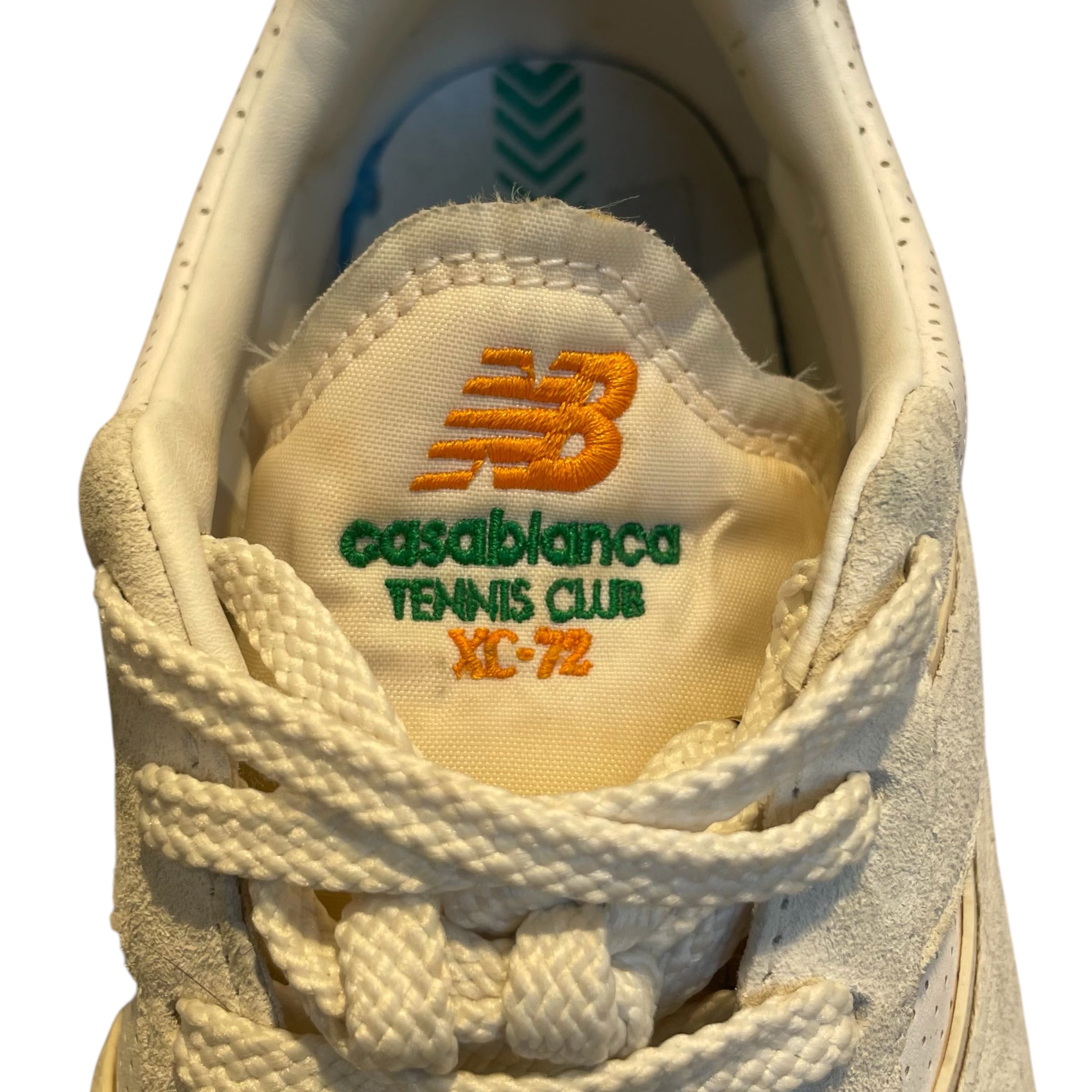 NEW BALANCE/CASABLANCA/Low-Sneakers/US 10/Suede/WHT/UXC72CBF view 3