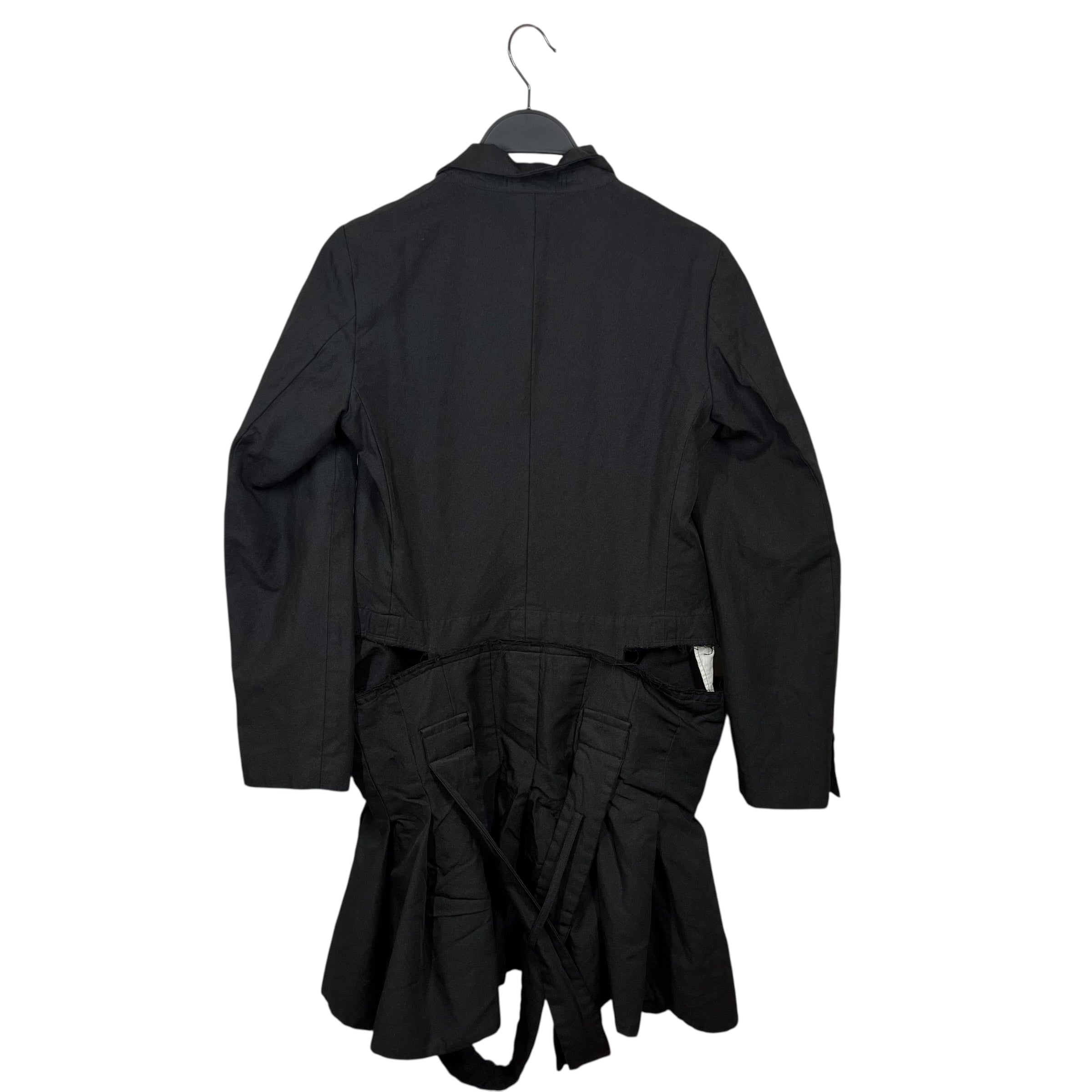 COMME des GARCONS/Jacket/XS/Cotton/BLK/Bondage Dress Blazer view 2