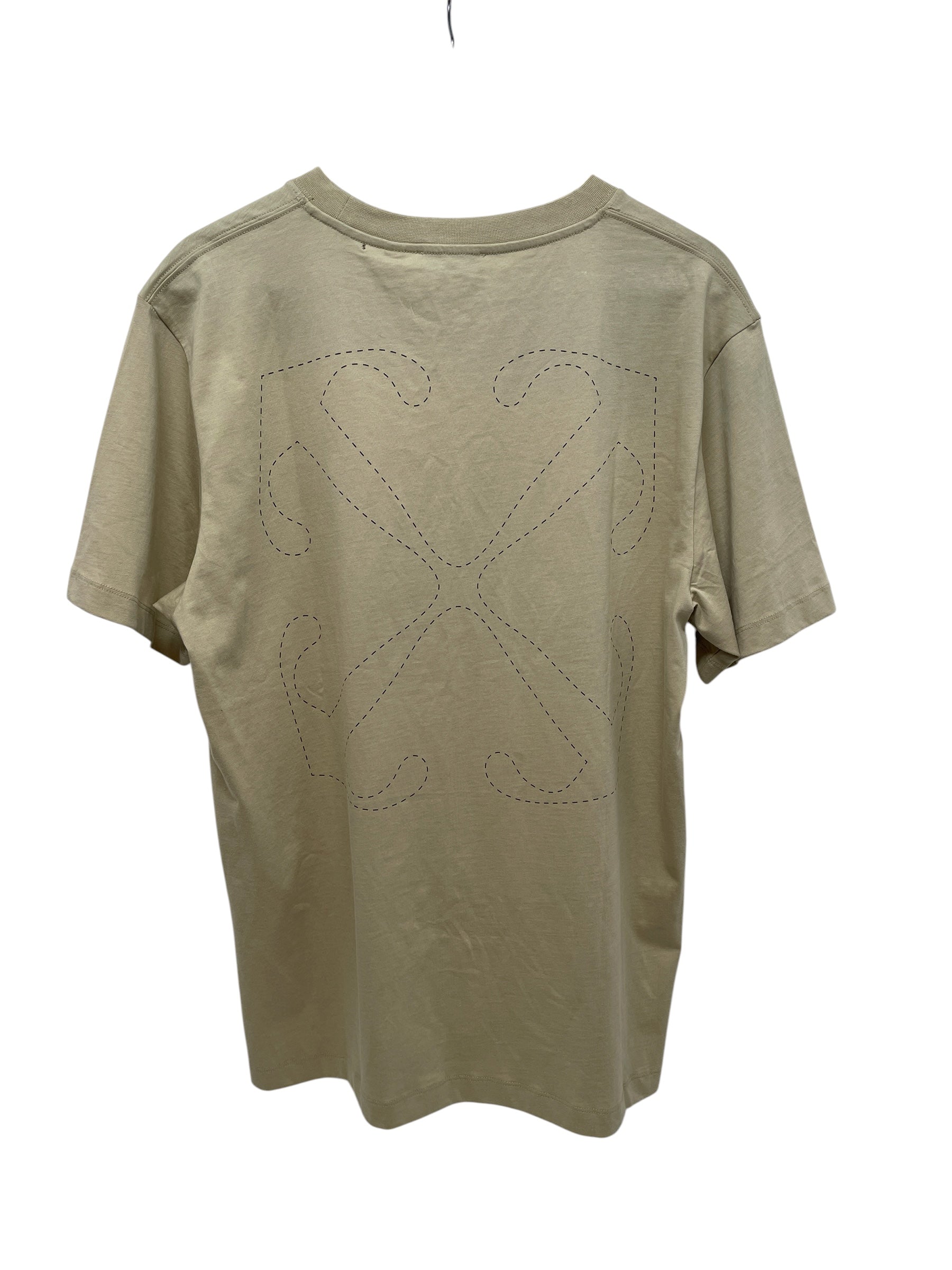 OFF-WHITE/T-Shirt/XL/Cotton/BEG/BEIGE/" OFFWHITE" view 2