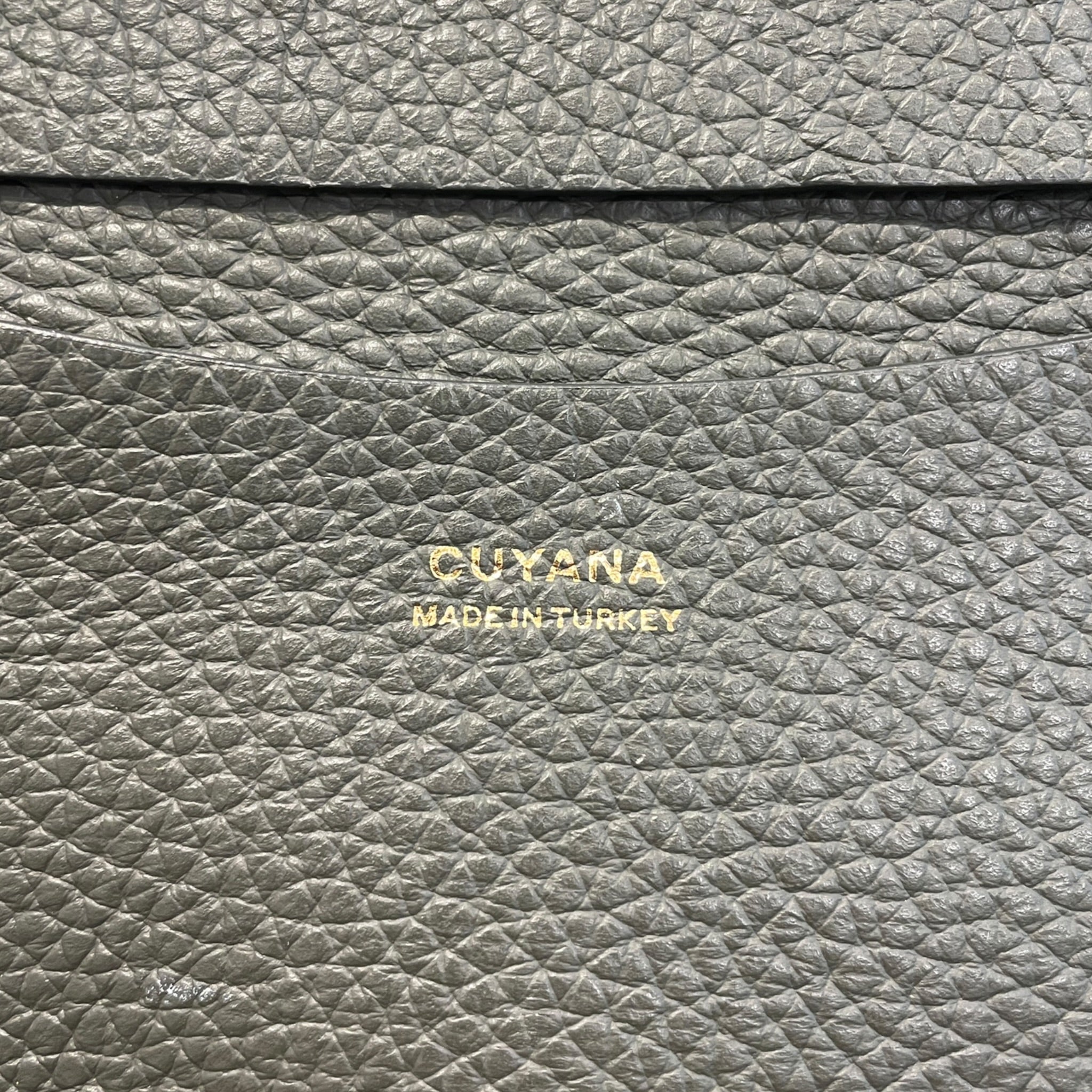 CUYANA/Hand Bag/Leather/GRN/HOBO TOTE HMK view 3