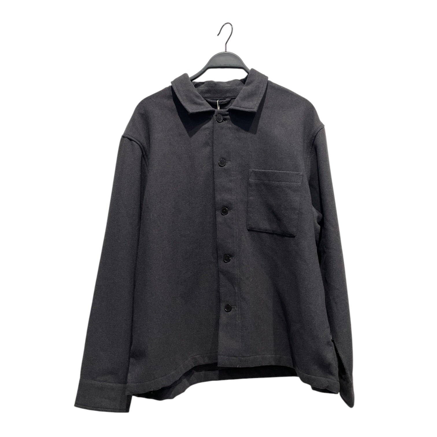 FRANK AND OAK/LS Shirt/XL/Wool/GRY/WOOL BLEND OVERSHIRT view 1