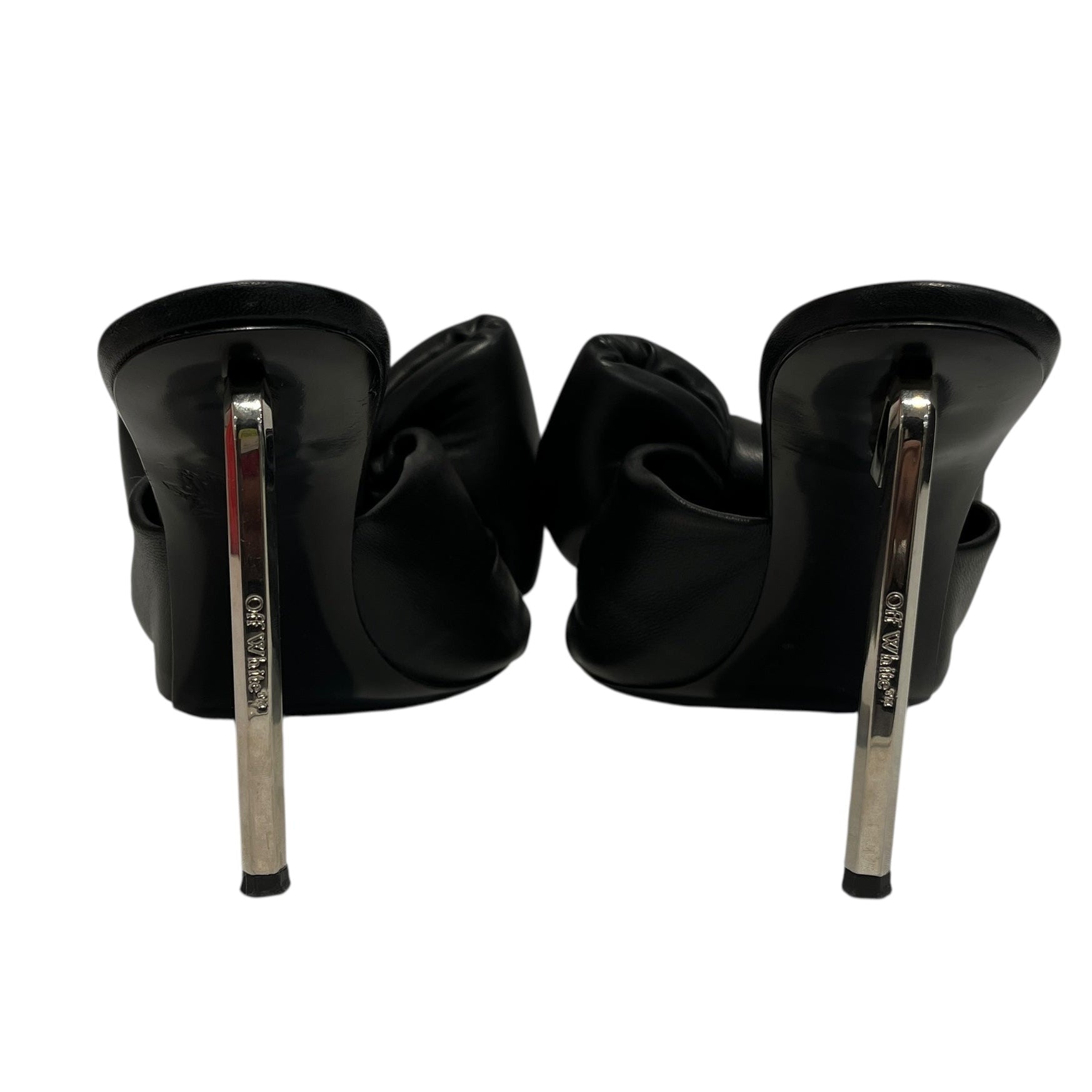 OFF-WHITE/Heels/US 10/Leather/BLK/ view 2