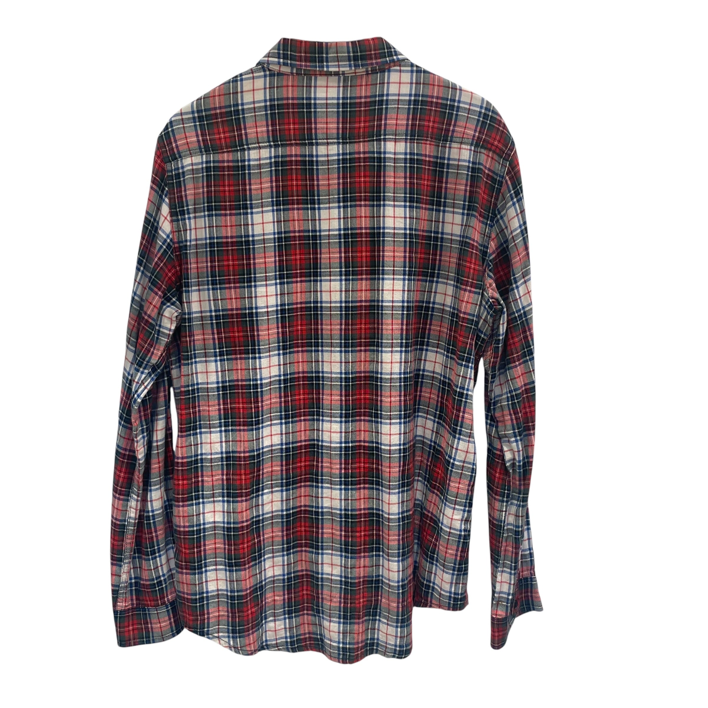 R13/Flannel Shirt/L/Cotton/MLT/Plaid/ZIPPER POCKET view 2