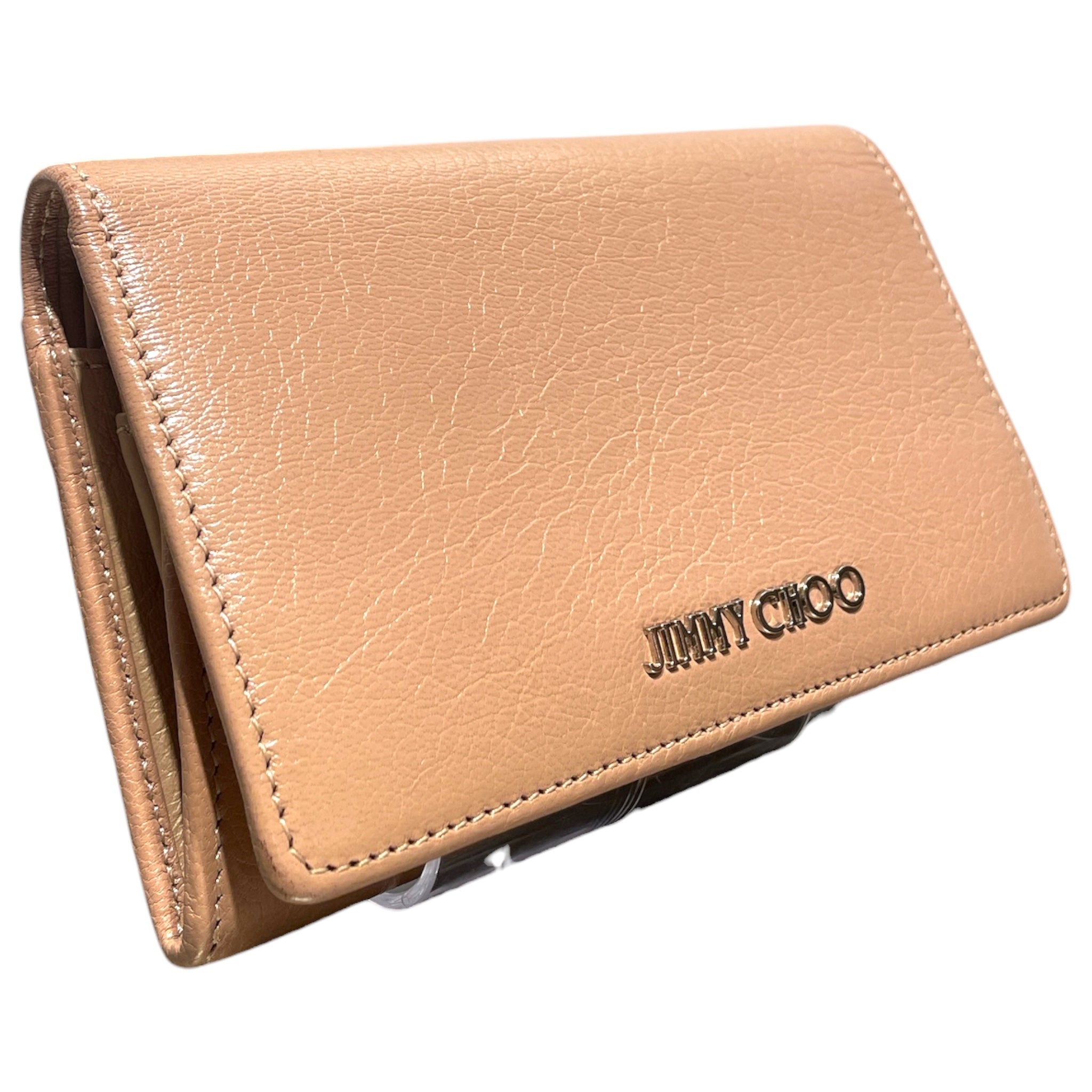 JIMMY CHOO/Long Wallet/Leather/BEG/L's/Bifold Long Wallet view 1