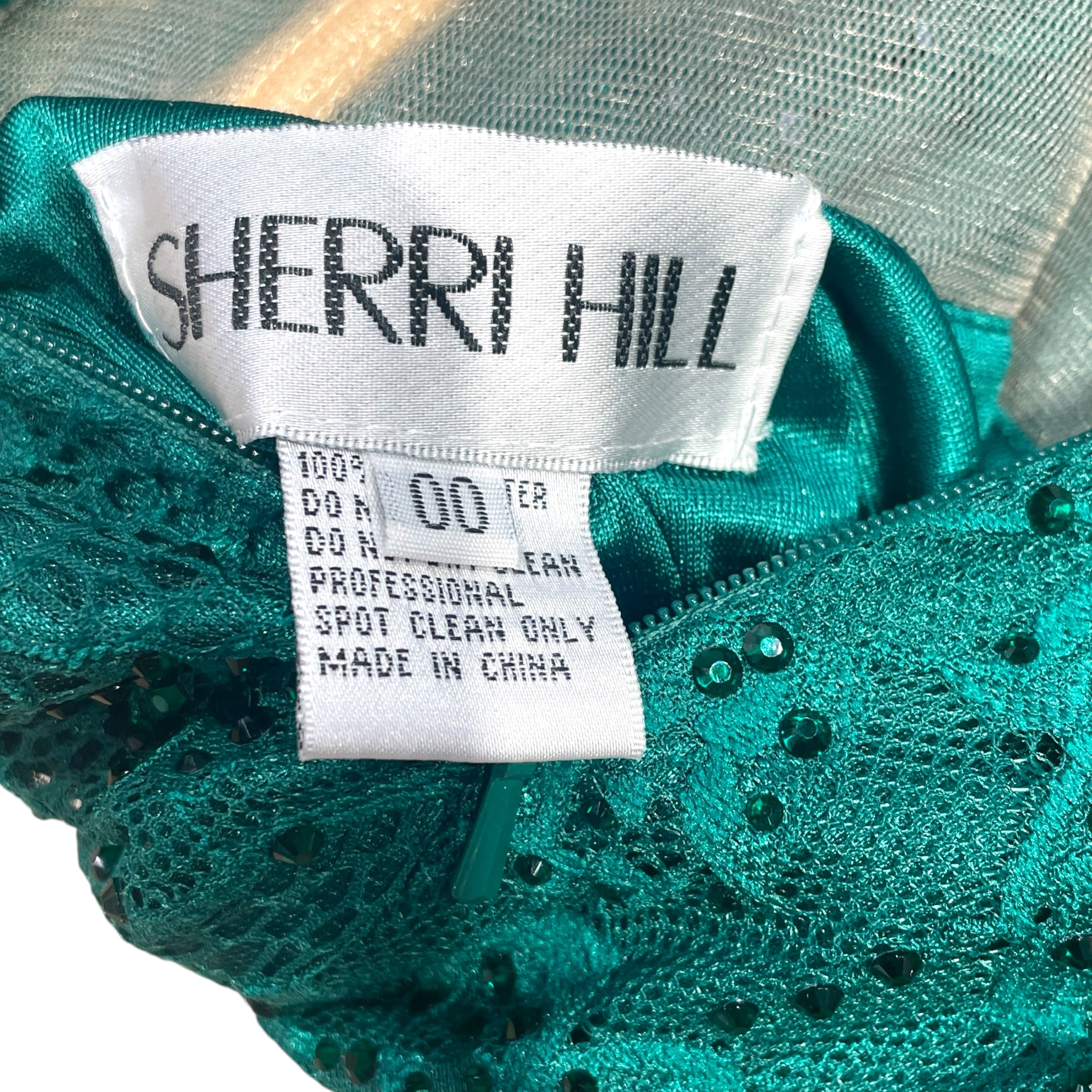 SHERRI HILL/Dress/S/Polyester/GRN/ view 3