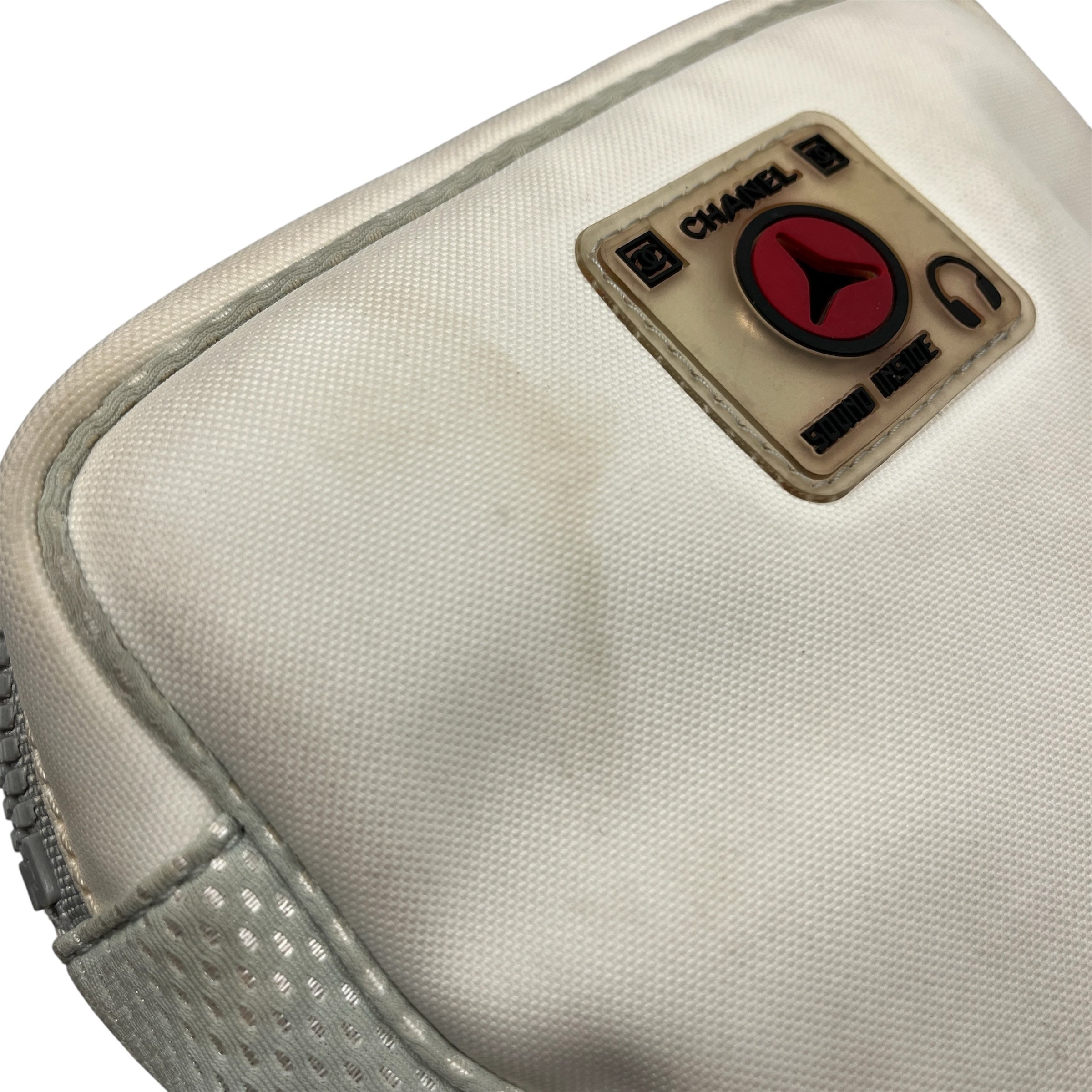 CHANEL/Cross Body Bag/All Over Print/Nylon/WHT/ROSE GRAPHIC view 9