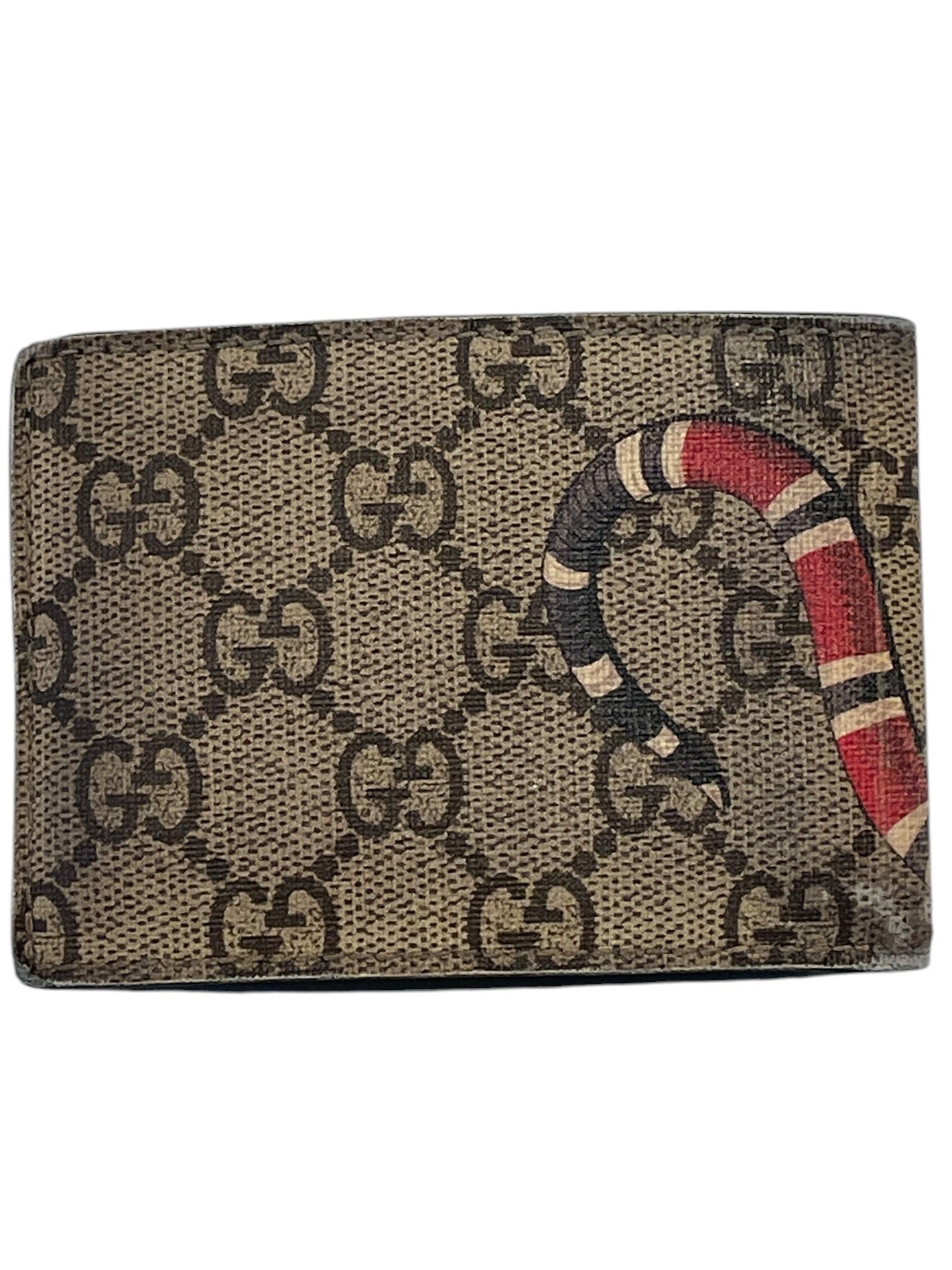 GUCCI/Bifold Wallet/Monogram/BRW/Gucci gg supreme kingsnake view 2