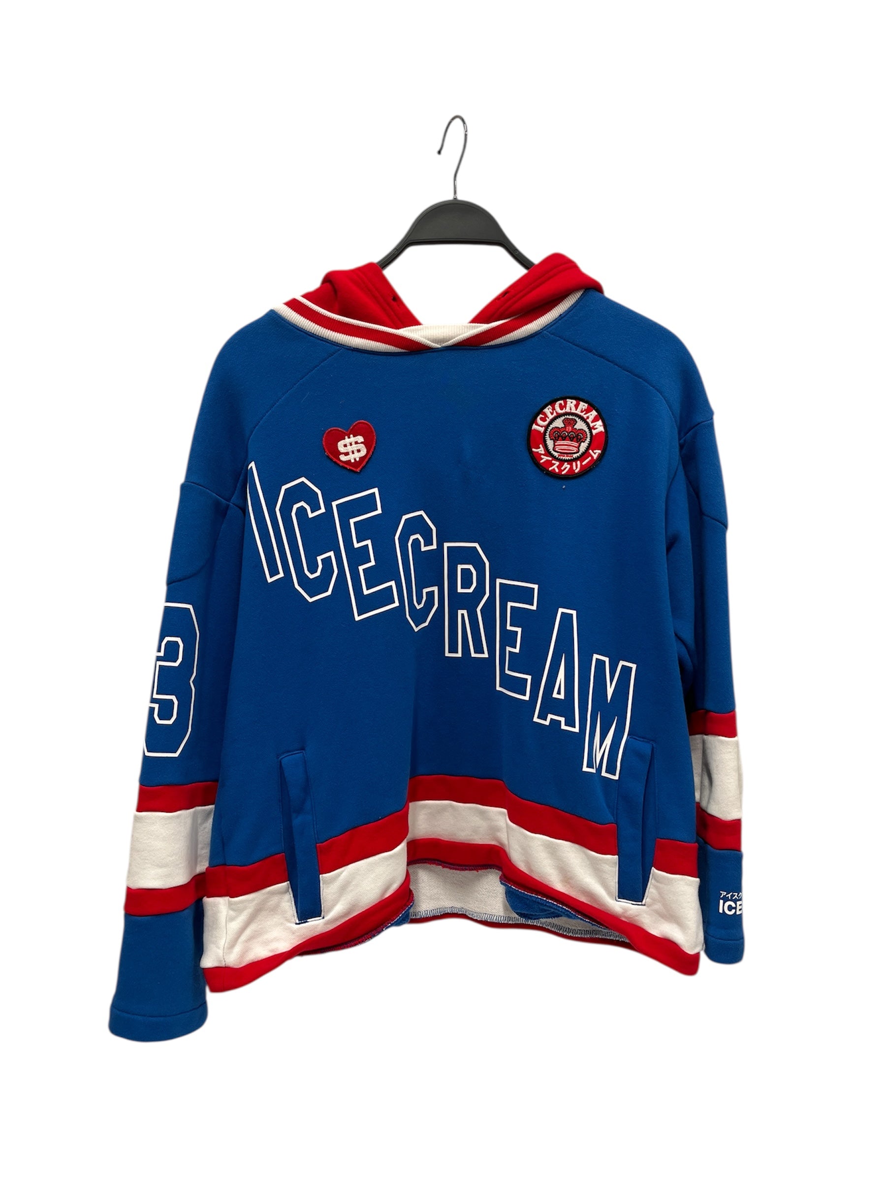 ICE CREAM/Hoodie/S/Border/Nylon/Wayne Colorblock Graphic view 1