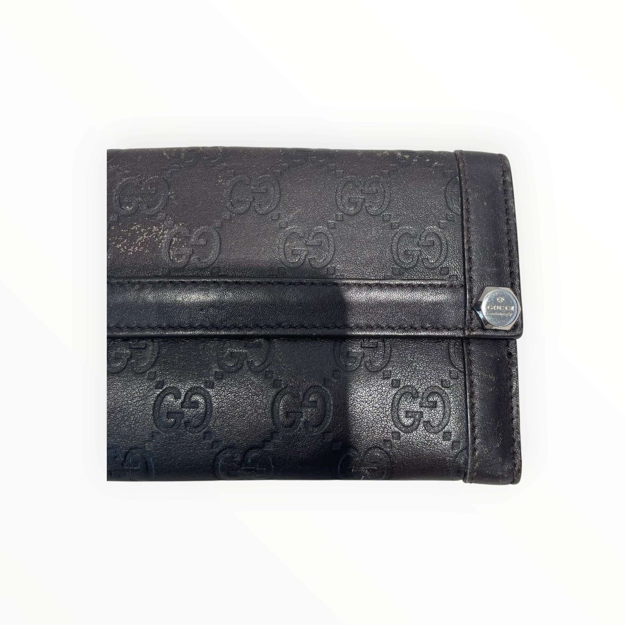 GUCCI/Long Wallet/Leather/Brown/M's/GG Continental Wallet view 9