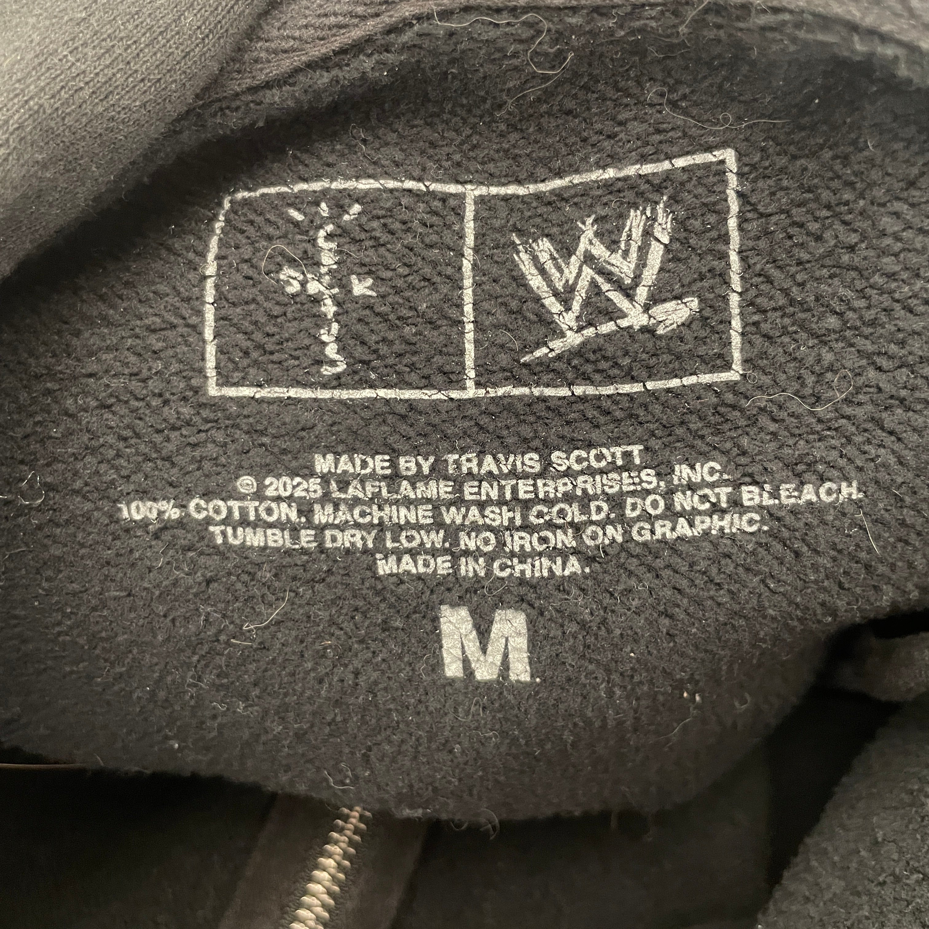 CACTUS JACK/Zip Up Hoodie/travis scott x wwe view 3