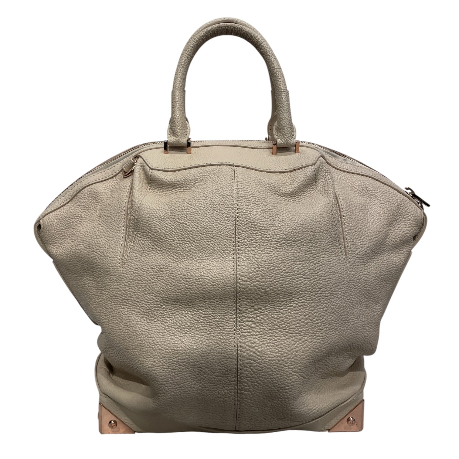 Alexander Wang/Hand Bag/Leather/CRM/BOWLING BAG METAL ACCENTS view 1