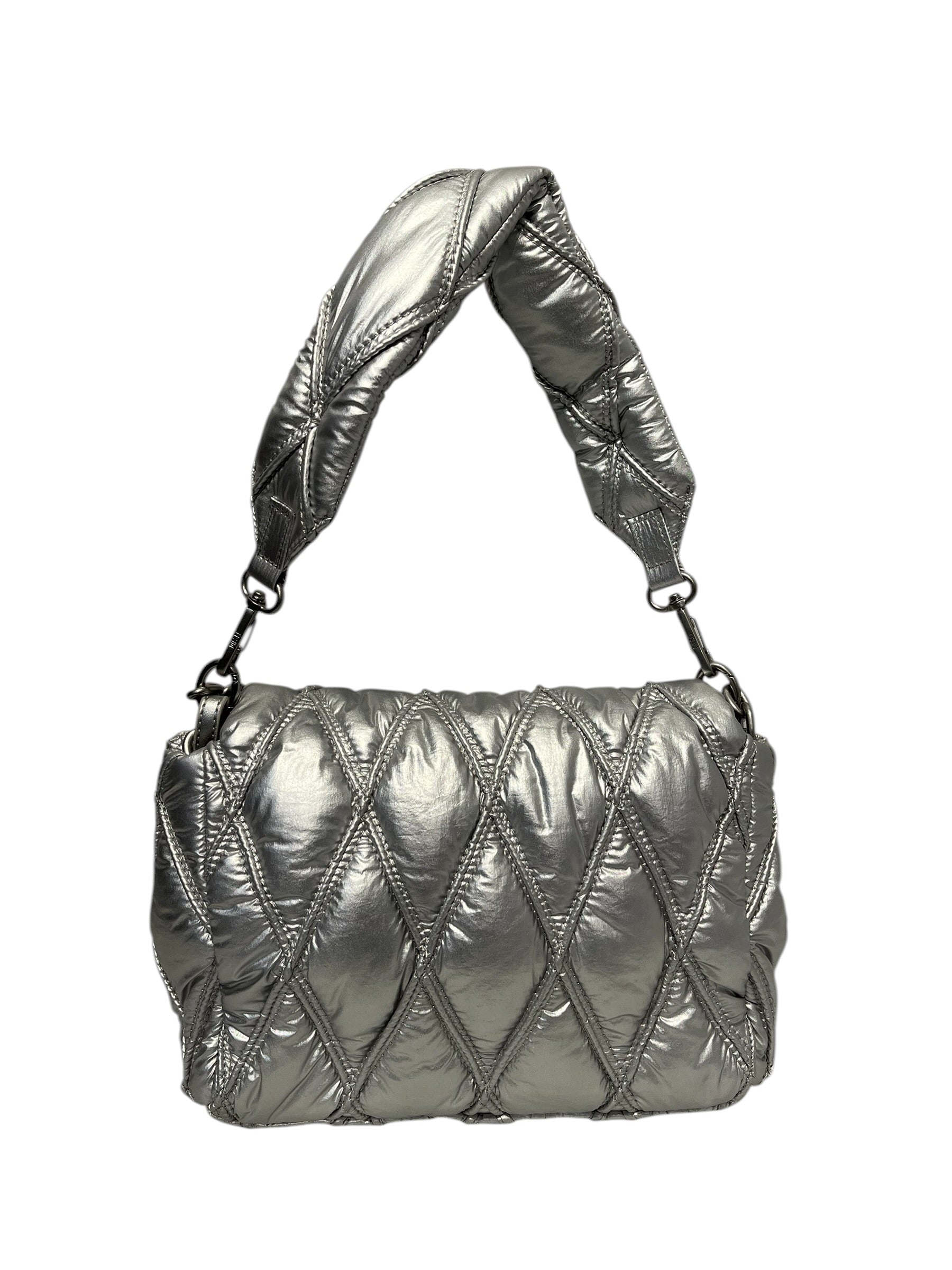 DIESEL/Bag/Monogram/SLV/Charm D Shoulder bag view 3