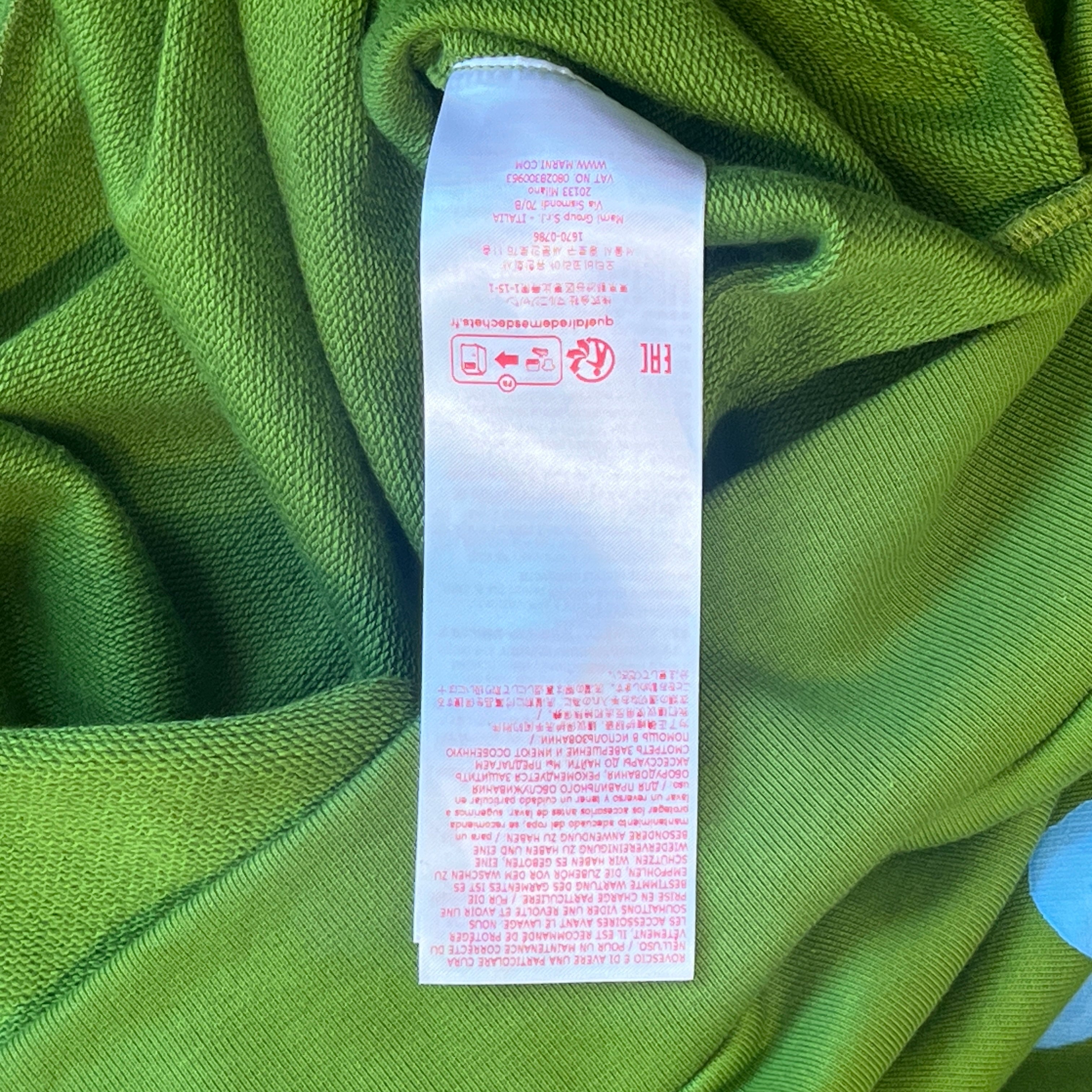 MARNI/Sweatshirt/46/Graphic/Cotton/GRN/DRIPPING FLOWER NWT view 4