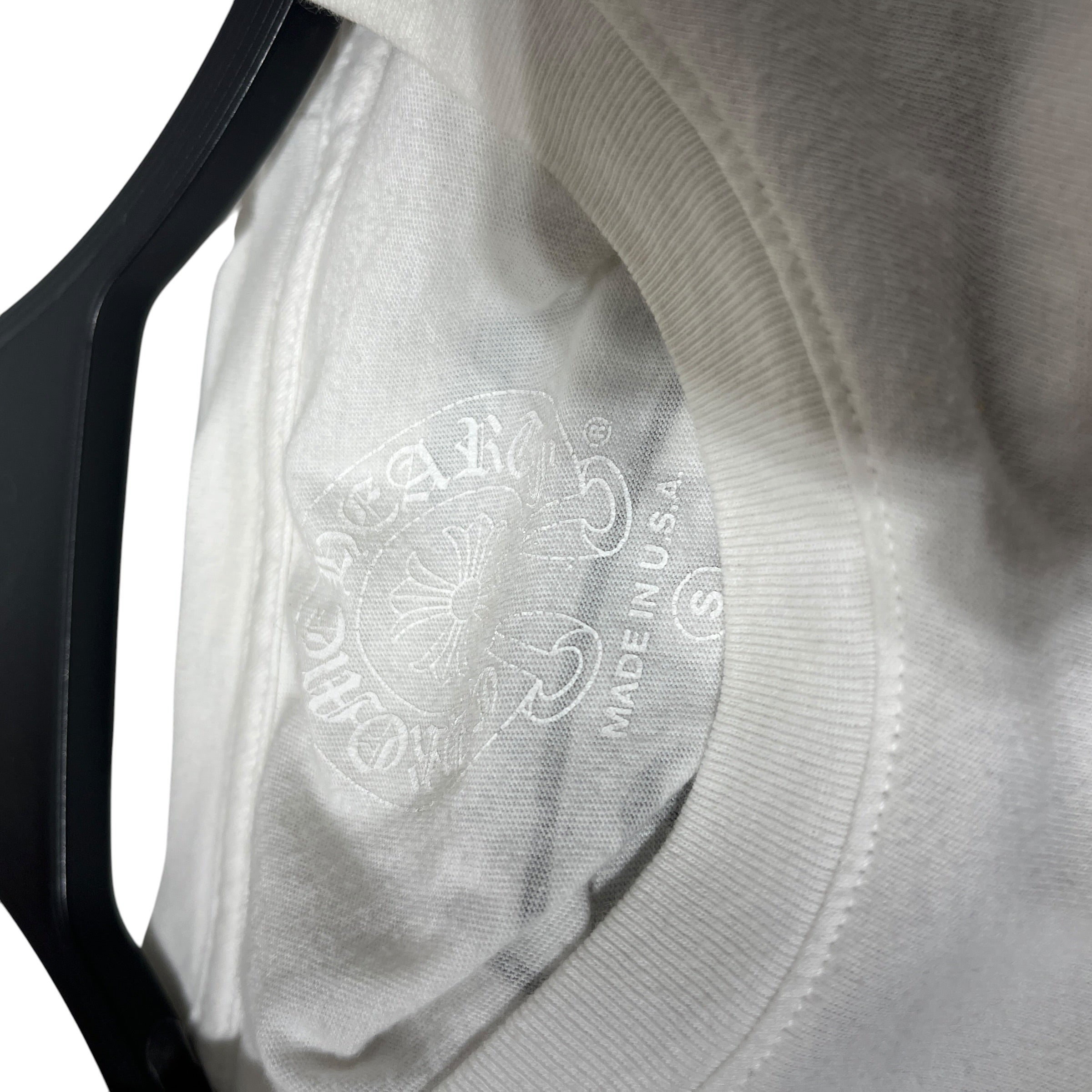 CHROME HEARTS/T-Shirt/S/Cotton/WHT/POCKET TEE view 4