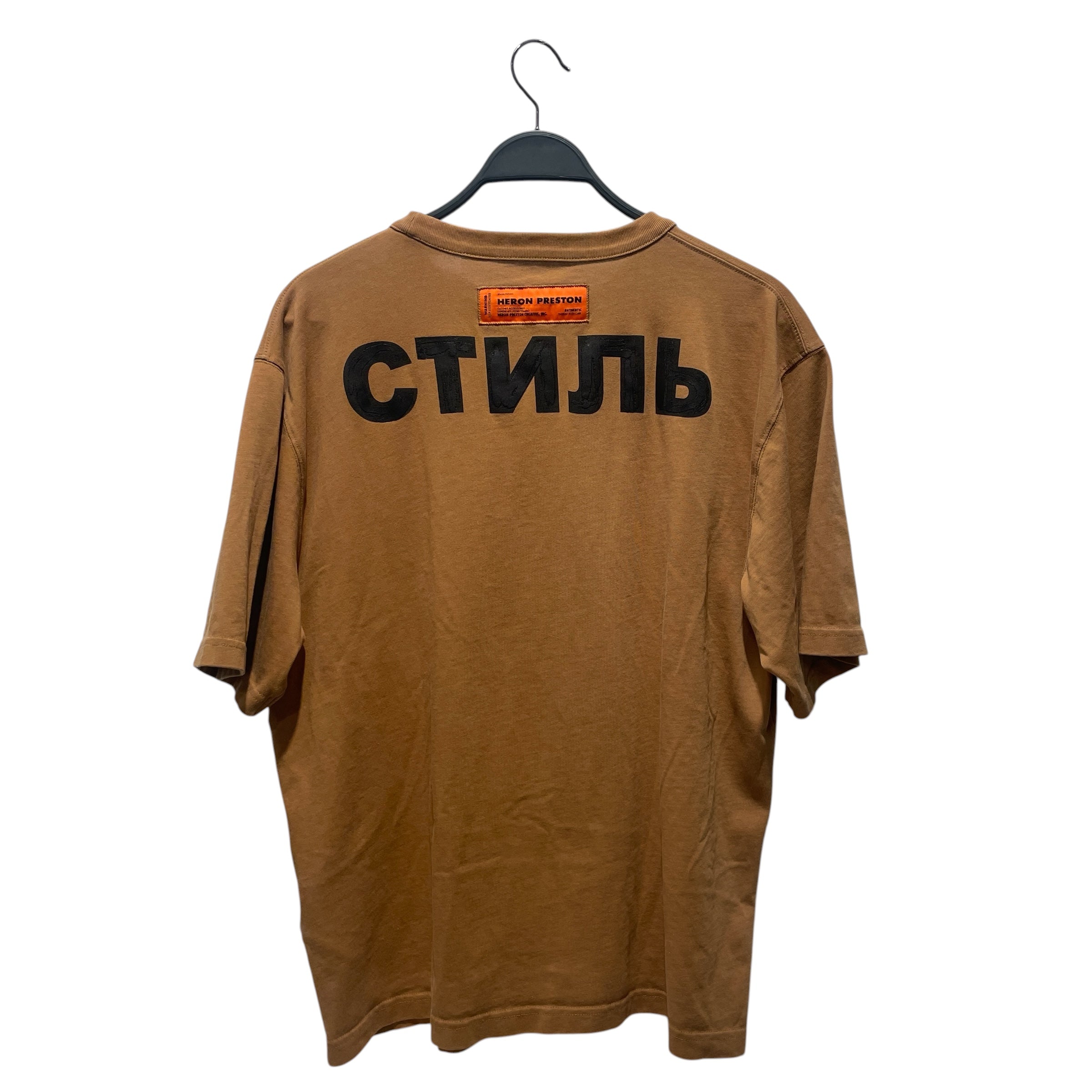 HERON PRESTON/T-Shirt/L/Cotton/ORN/flame head view 2