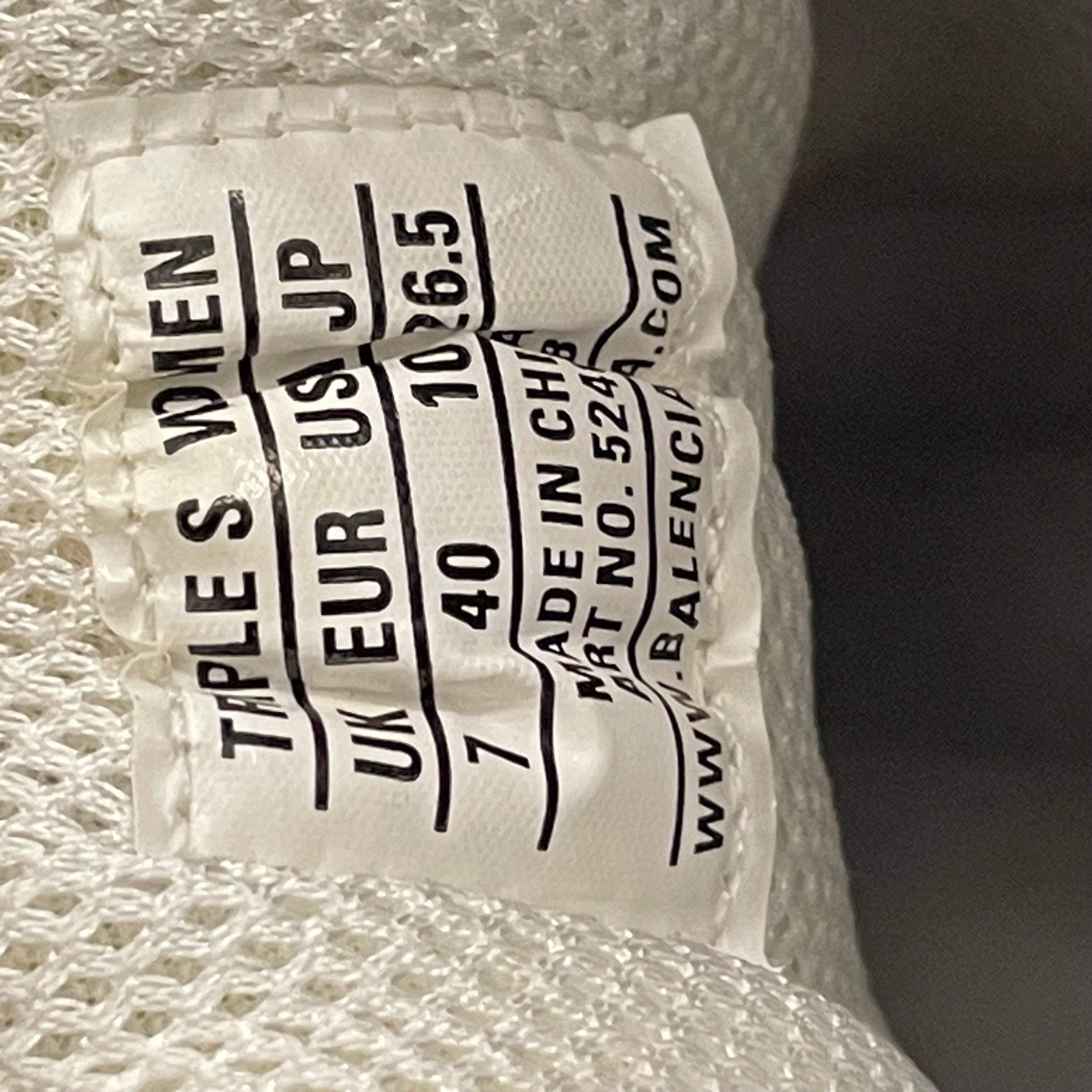 BALENCIAGA/Low-Sneakers/US 7/CRM/yellow/pink/triple S view 5