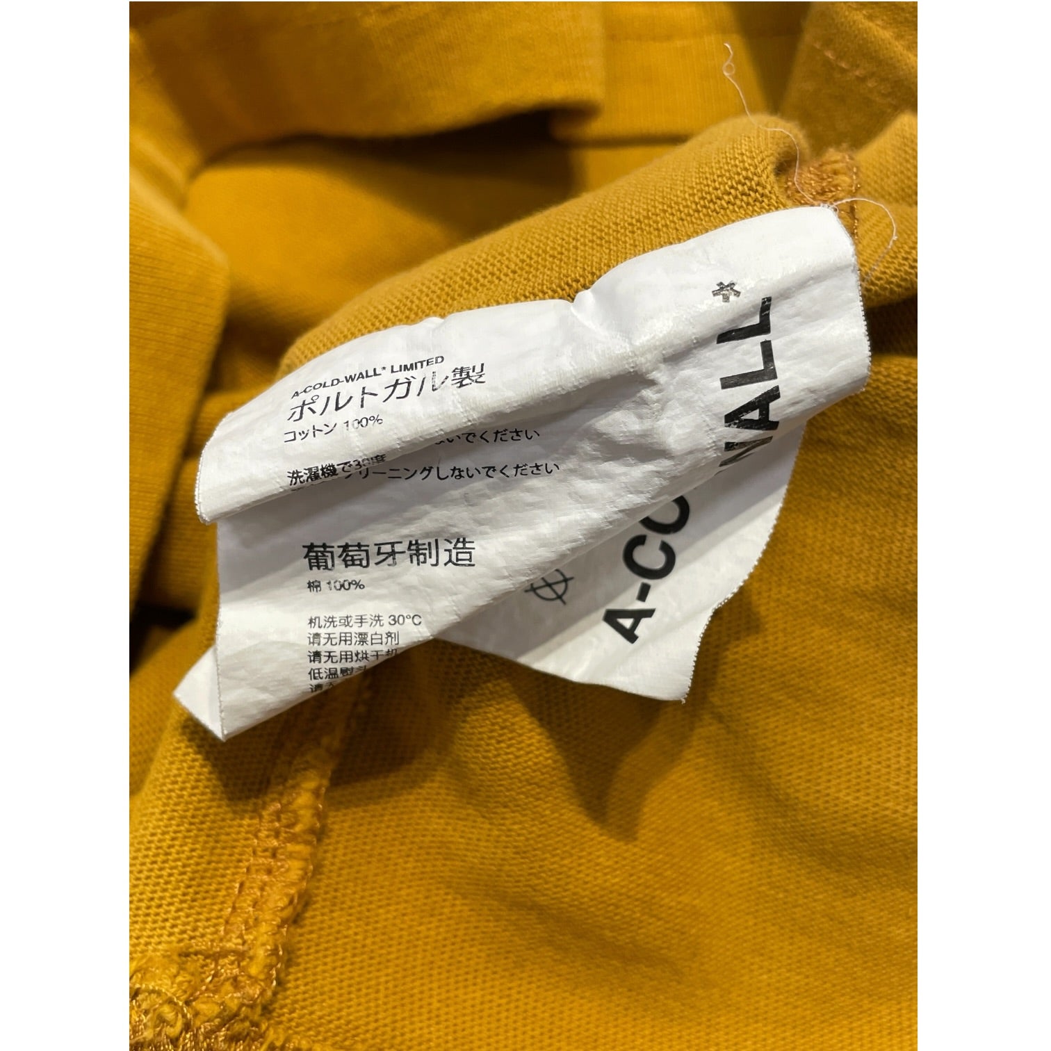 A-COLD-WALL/T-Shirt/M/Cotton/ORN/UPPER BACK PRINT view 4