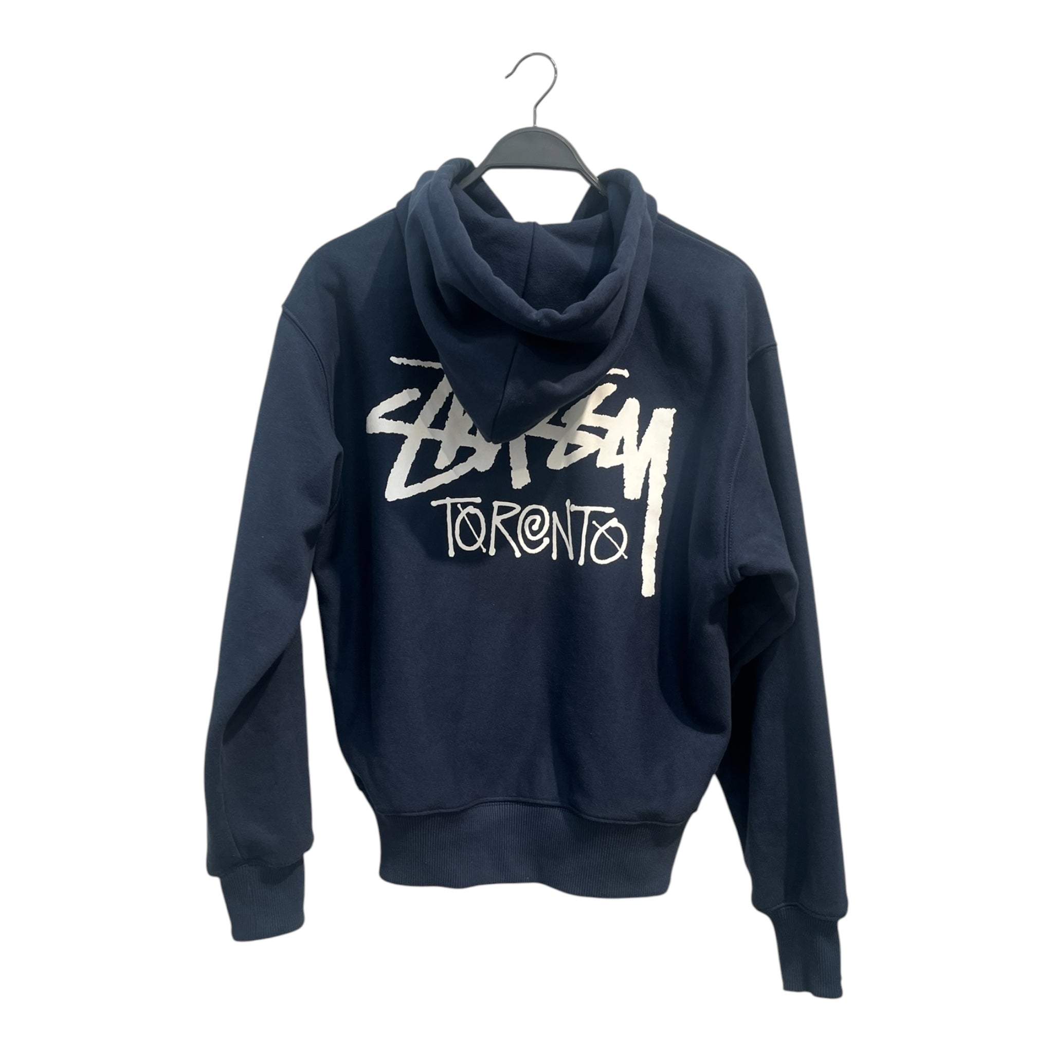 STUSSY/Hoodie/S/Cotton/NVY/tronto graphic view 2
