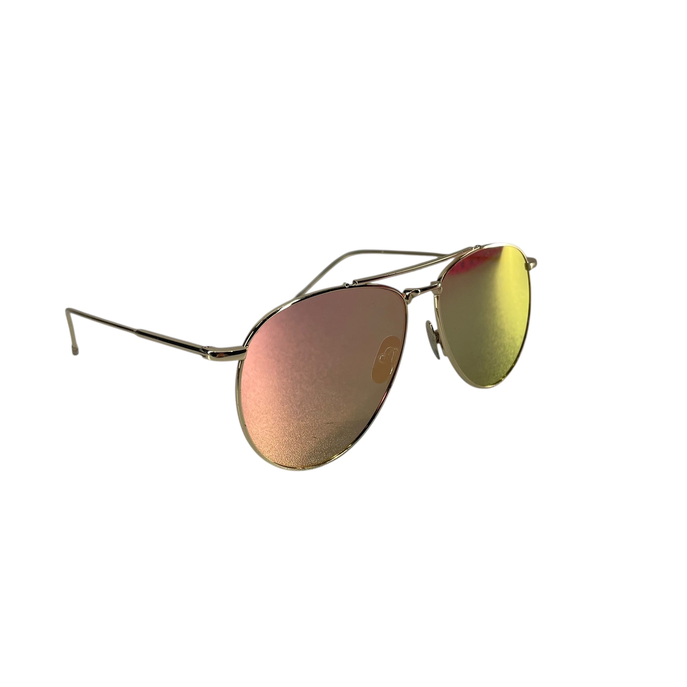 THOM BROWNE. NEW YORK/Sunglasses/Metal/GLD/AVIATOR / REFLECTIVE view 3
