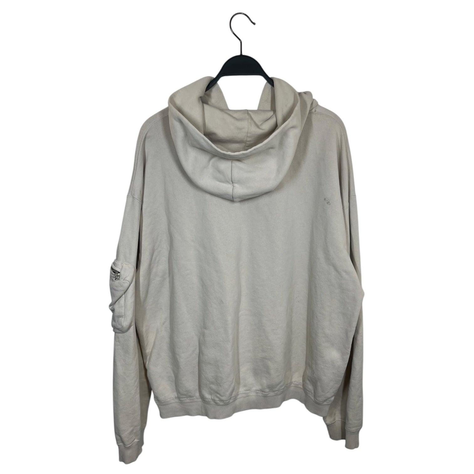 MM6/Zip Up Hoodie/L/Cotton/CRM/CARGO POCKET HOODIE view 2