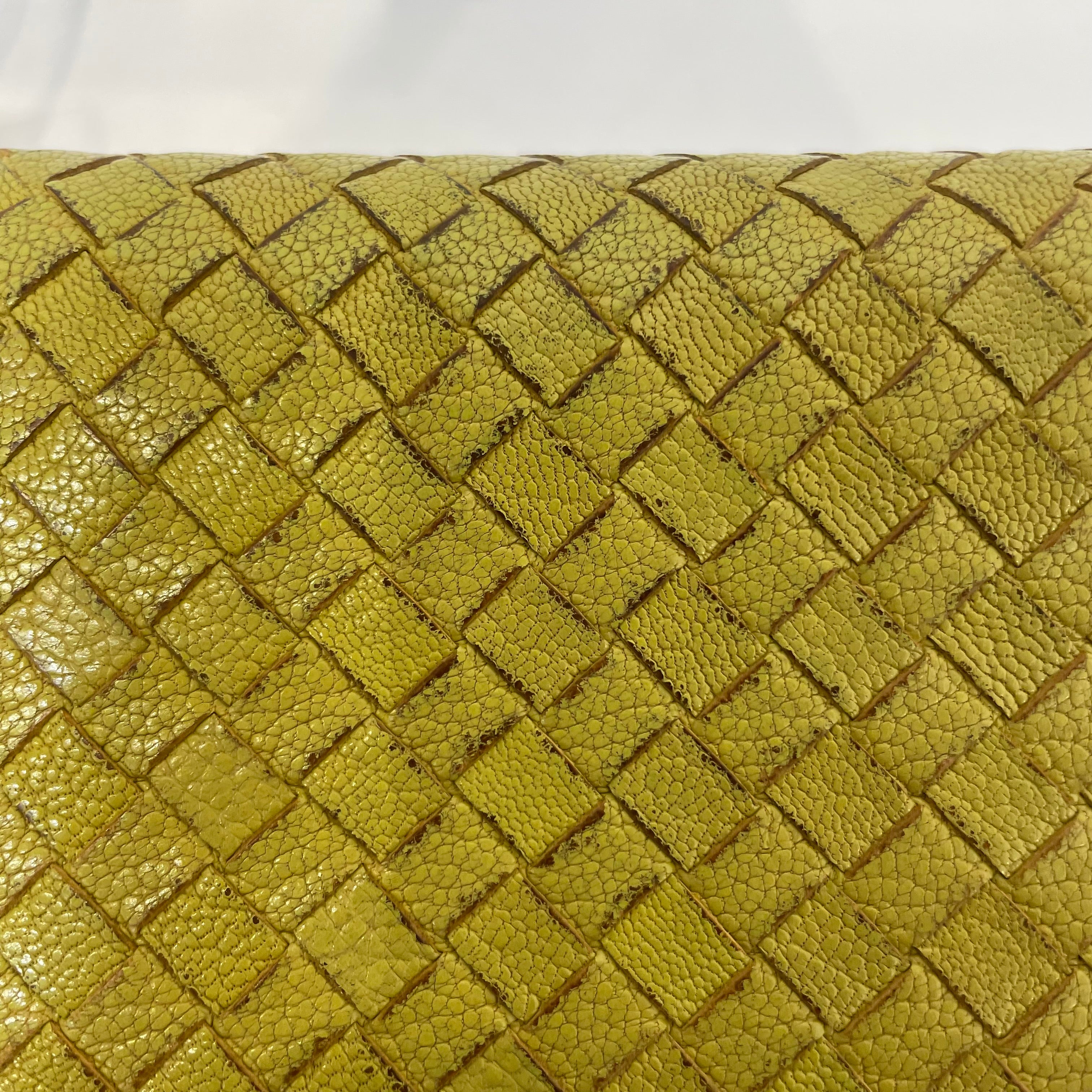 BOTTEGA VENETA/Long Wallet/Leather/GRN/Blue Interior view 9
