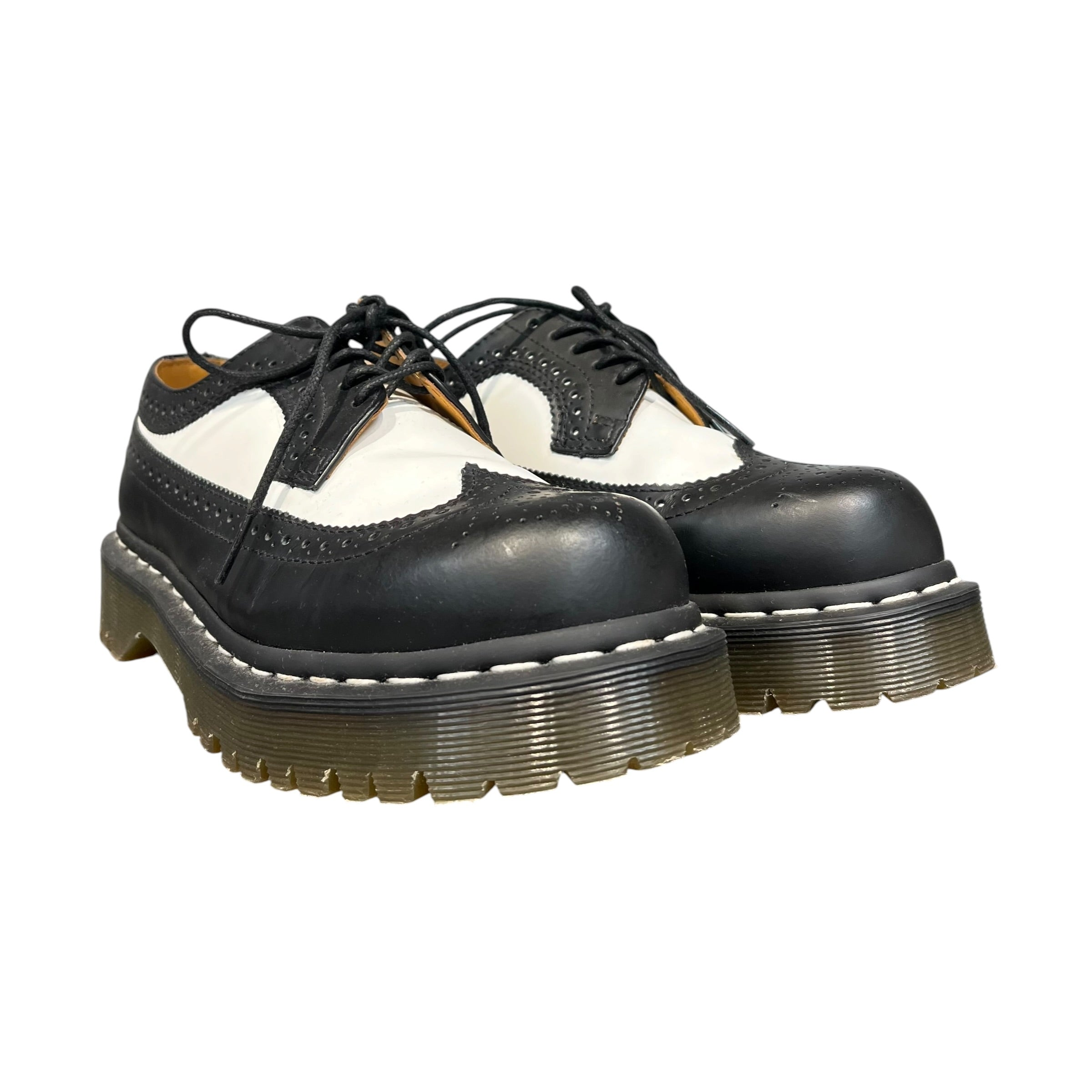 Dr.Martens/Dress Shoes/US 7/Border/Leather/BLK/ view 1