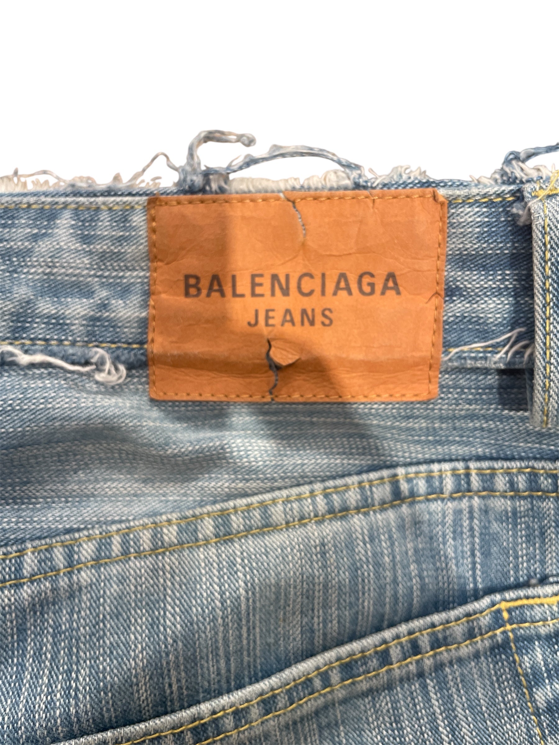 BALENCIAGA/Bootcut Pants/M/Denim/BLU/JP57202401985 view 3