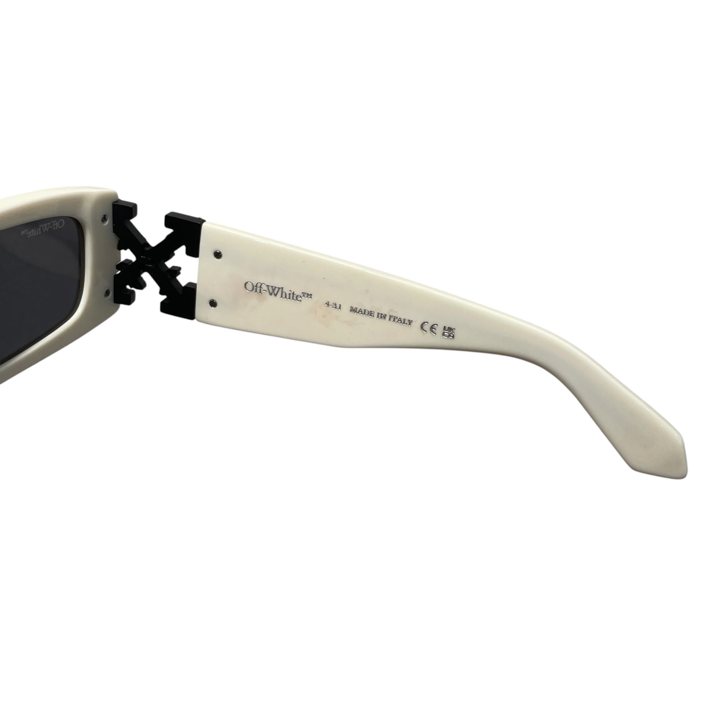 OFF-WHITE/Sunglasses/Plastic/WHT/M's/arthur view 4