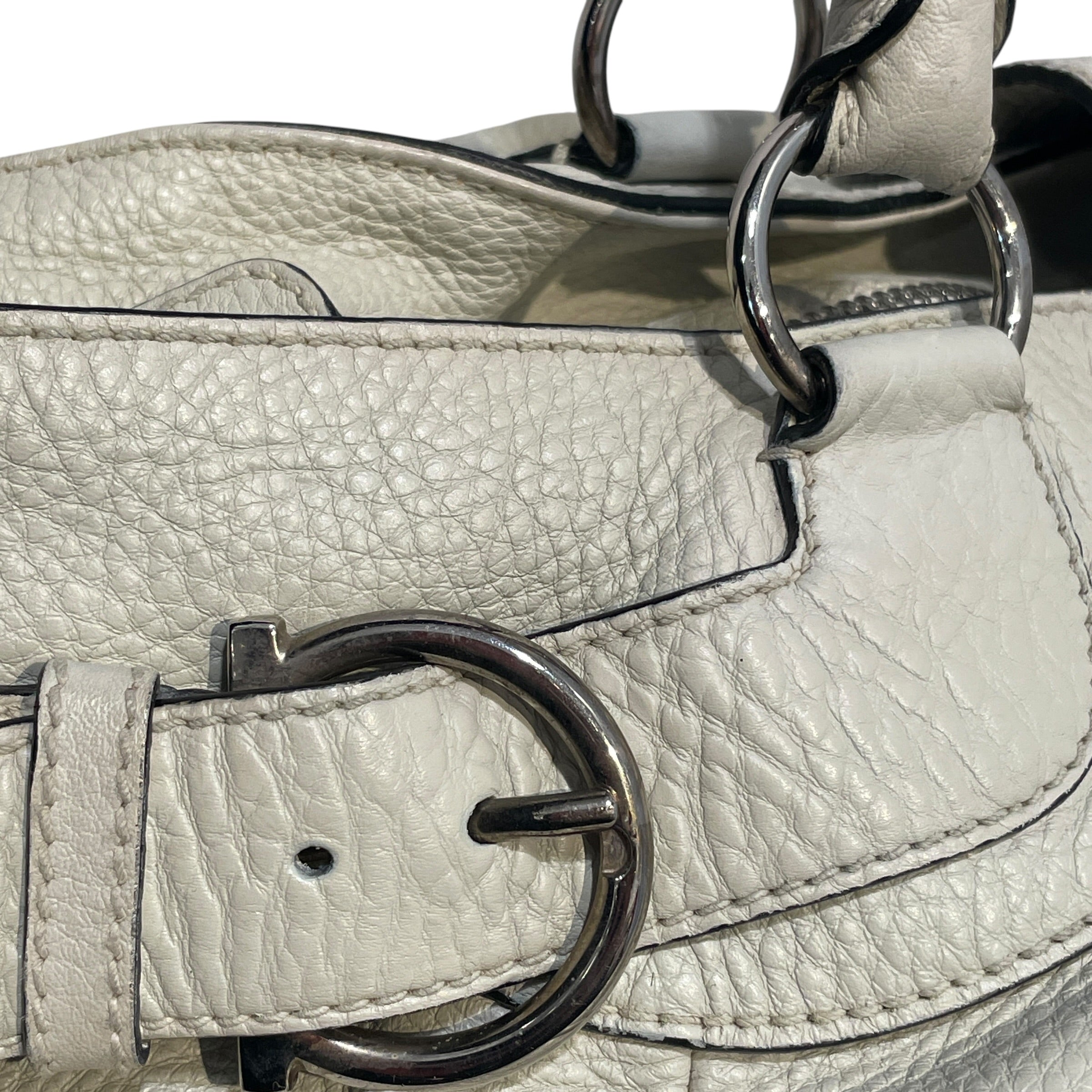 Salvatore Ferragamo/Hand Bag/Leather/CRM/Marisa Ganini Bag view 7