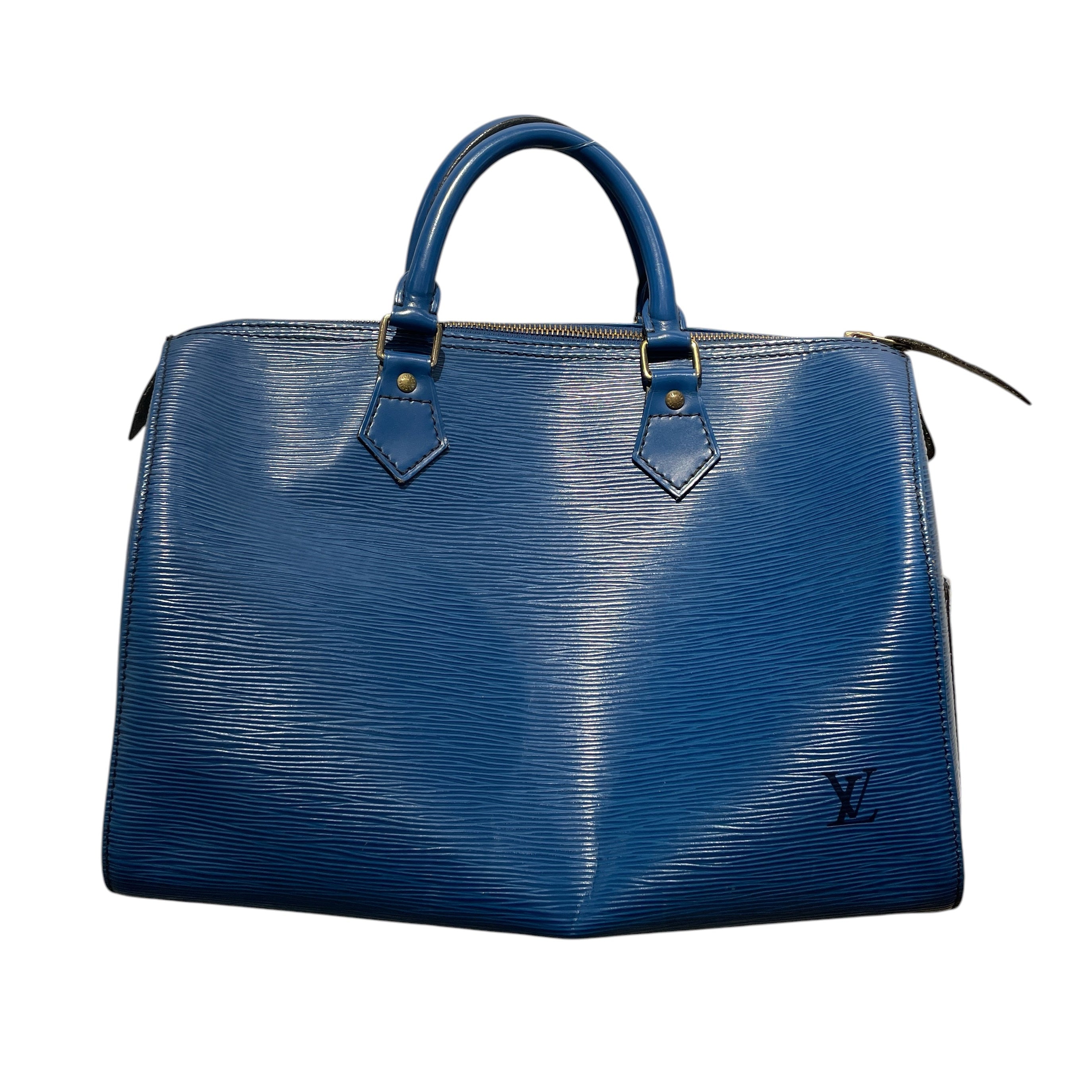 LOUIS VUITTON/Hand Bag/Leather/BLU/EPI LEATHER SPEEDY view 2