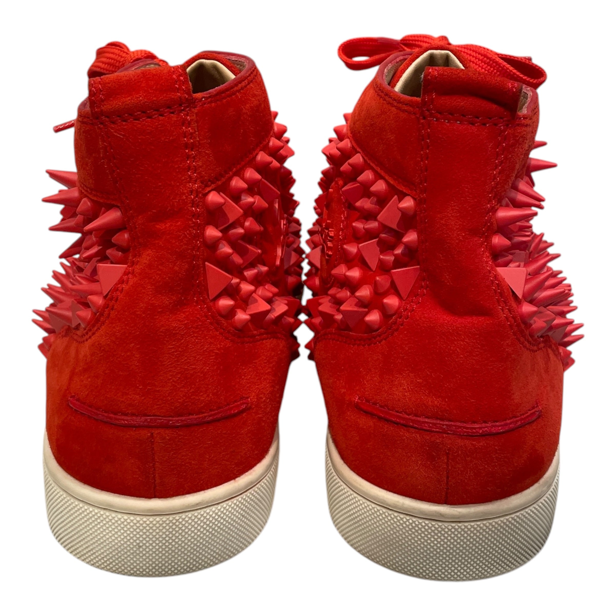 Christian Louboutin/Hi-Sneakers/EU 46/Suede/ORN/CLORGSTUDDEDSPIKESNEAKER view 2