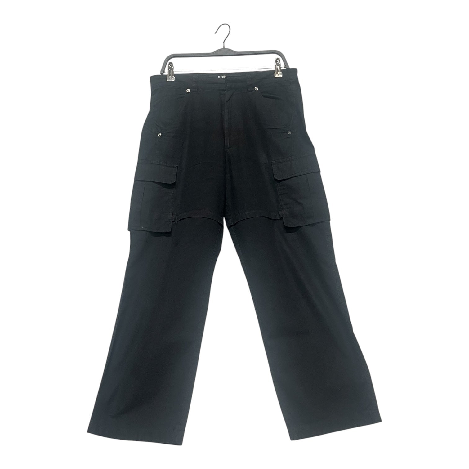 JACQUEMUS/Pants/48/Cotton/NVY/ZIP OFF SHORTS view 1