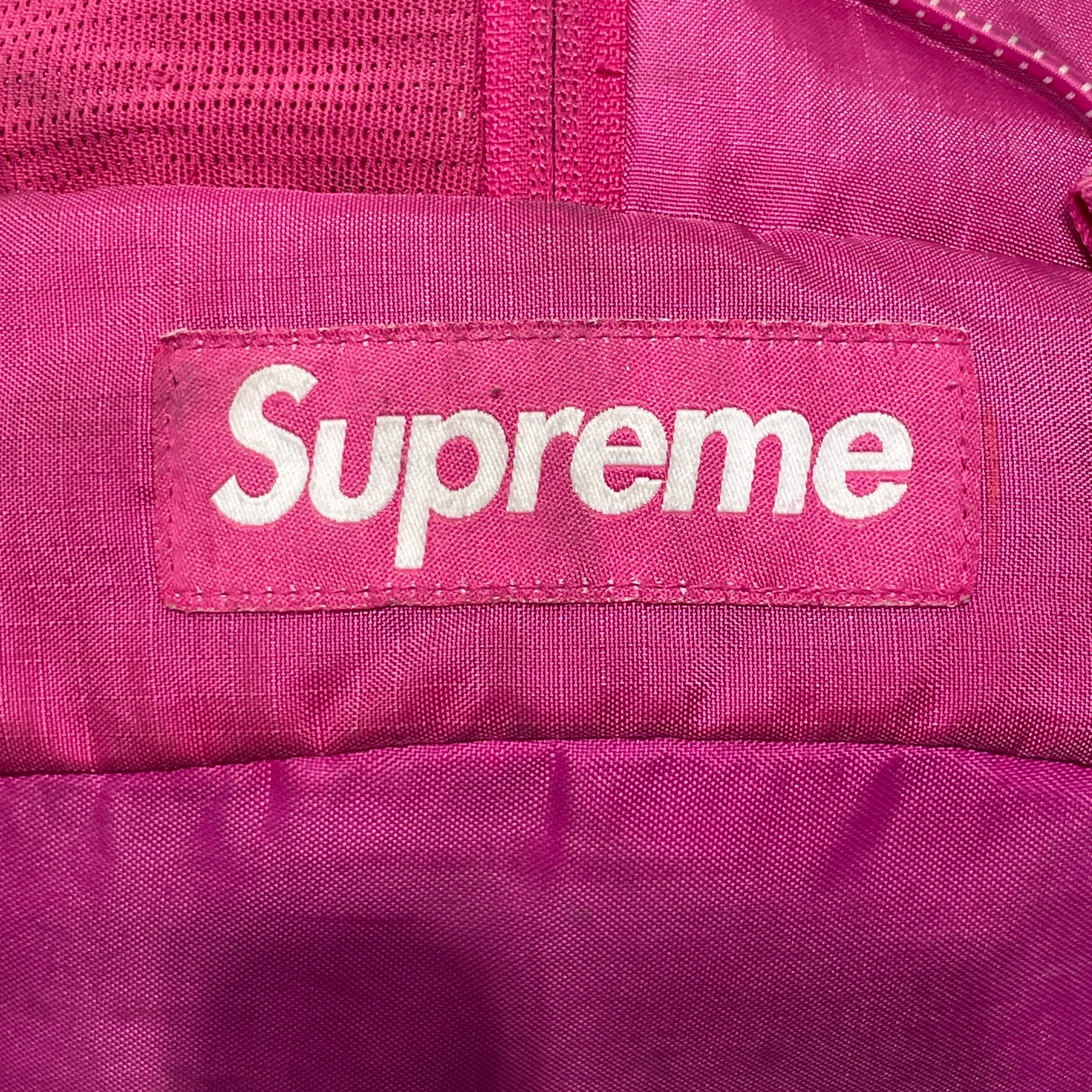 Supreme/Backpack/Nylon/RED/logo ss17 magenta view 3