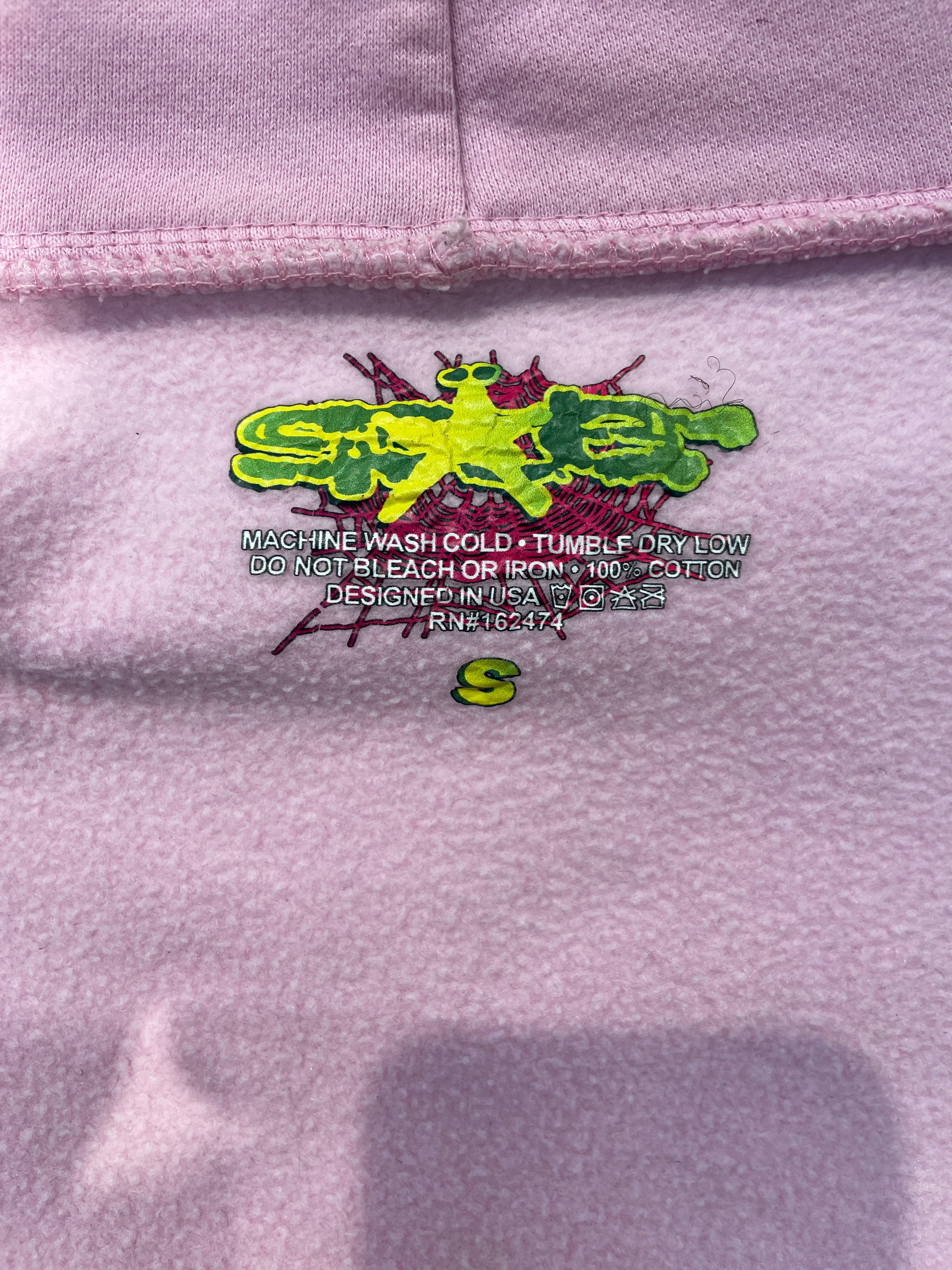 Sp5der/Hoodie/S/Graphic/Cotton/PNK/ATLANTA HOODIE view 8