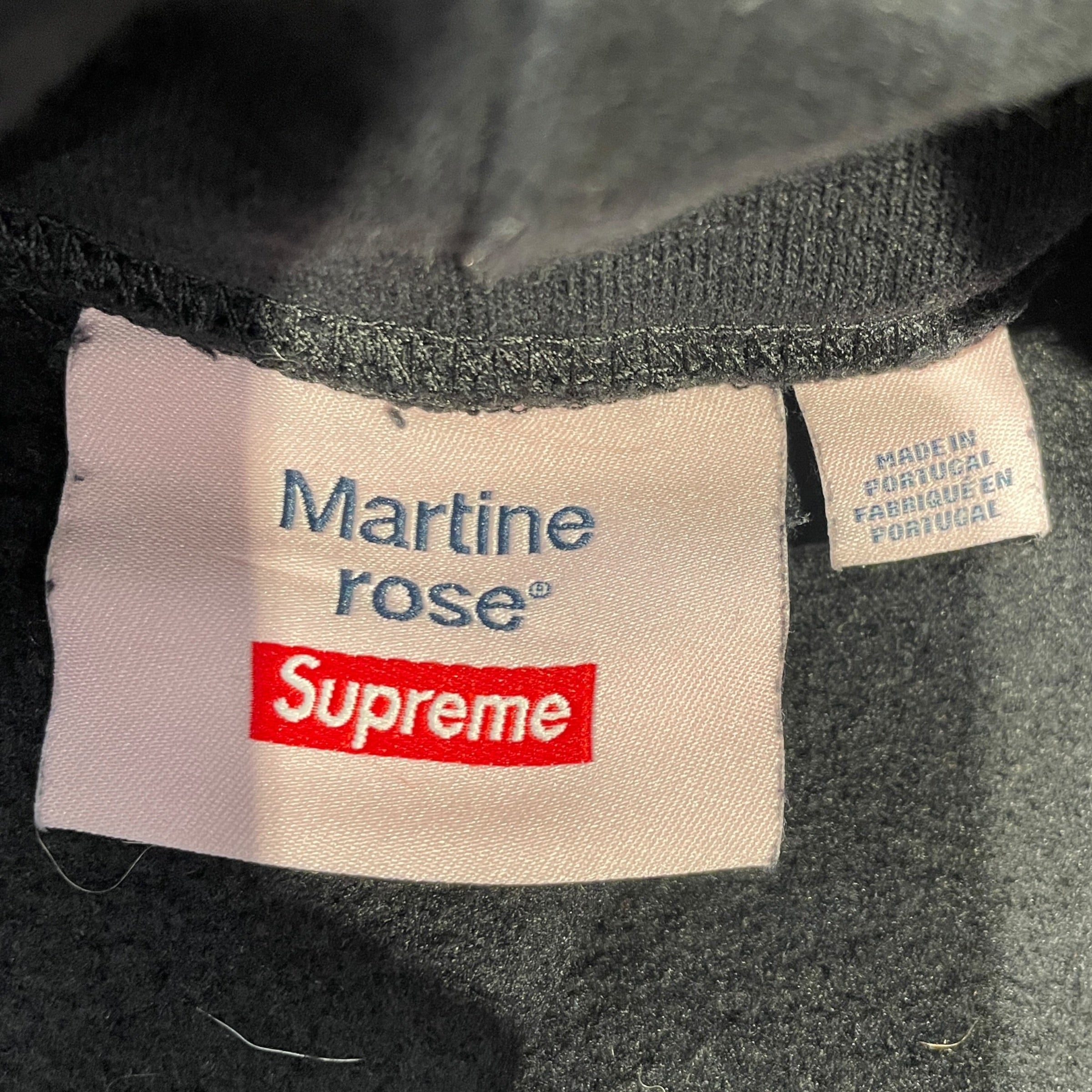 Supreme/MARTINE ROSE/Hoodie/XL/Cotton/BLK/ view 3