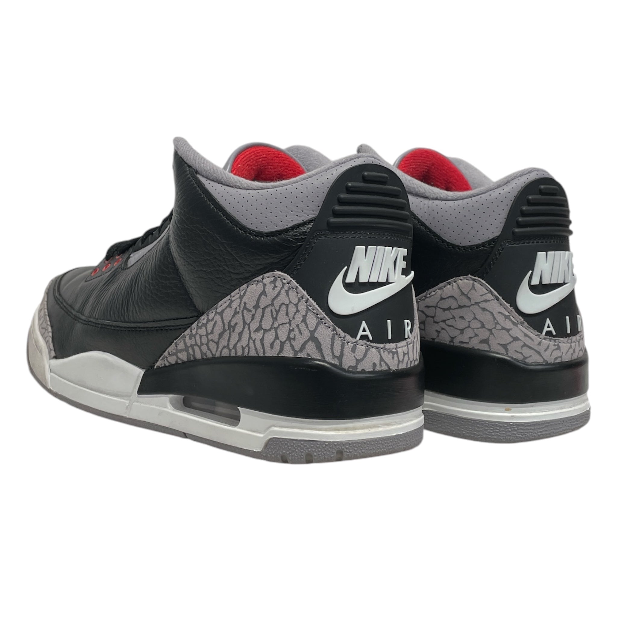 NIKE/AIR JORDAN 3/Hi-Sneakers/US 9/Leather/BLK/DN3707-010 view 2