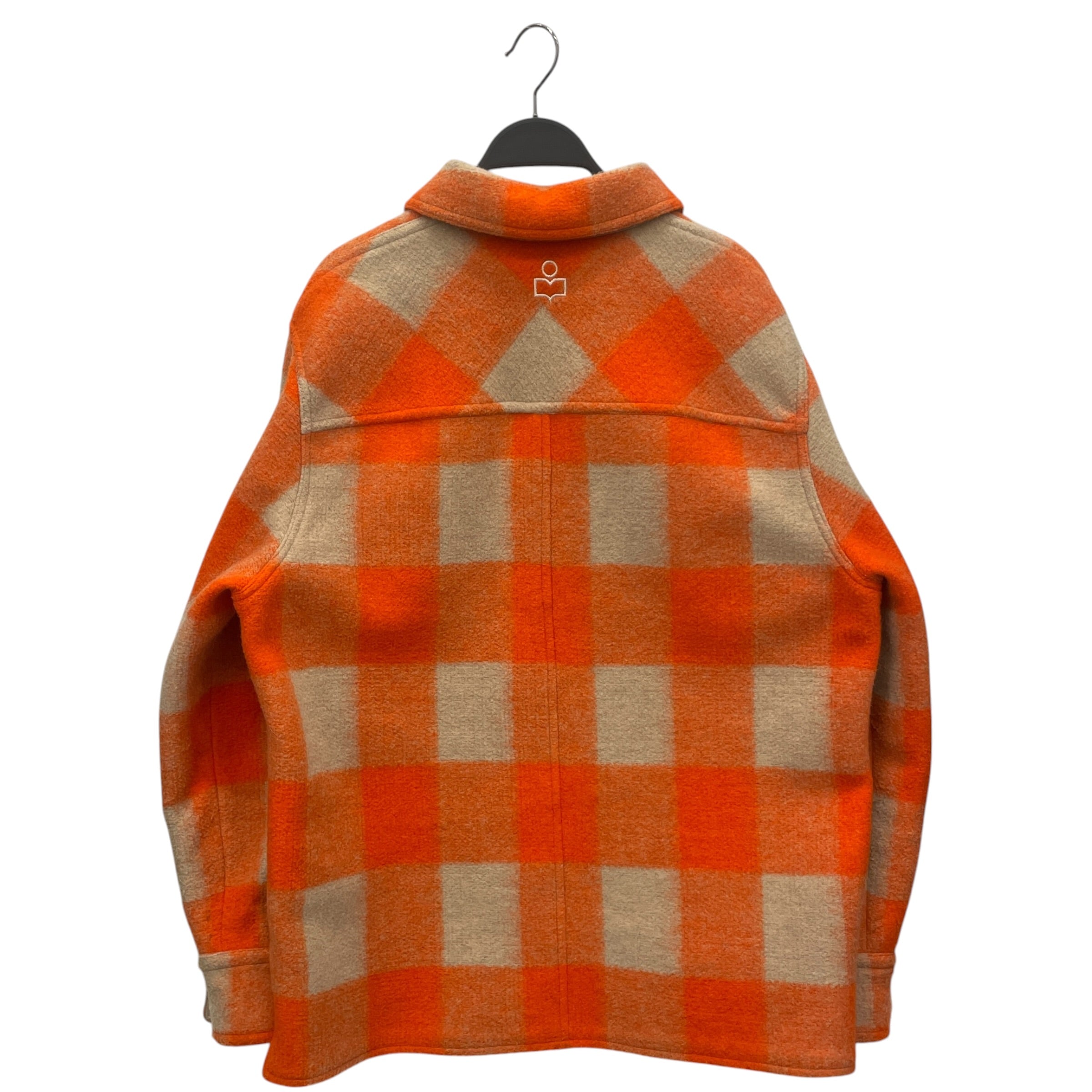 ISABEL MARANT/Flannel Shirt/L/Wool/ORN/Plaid/ view 2