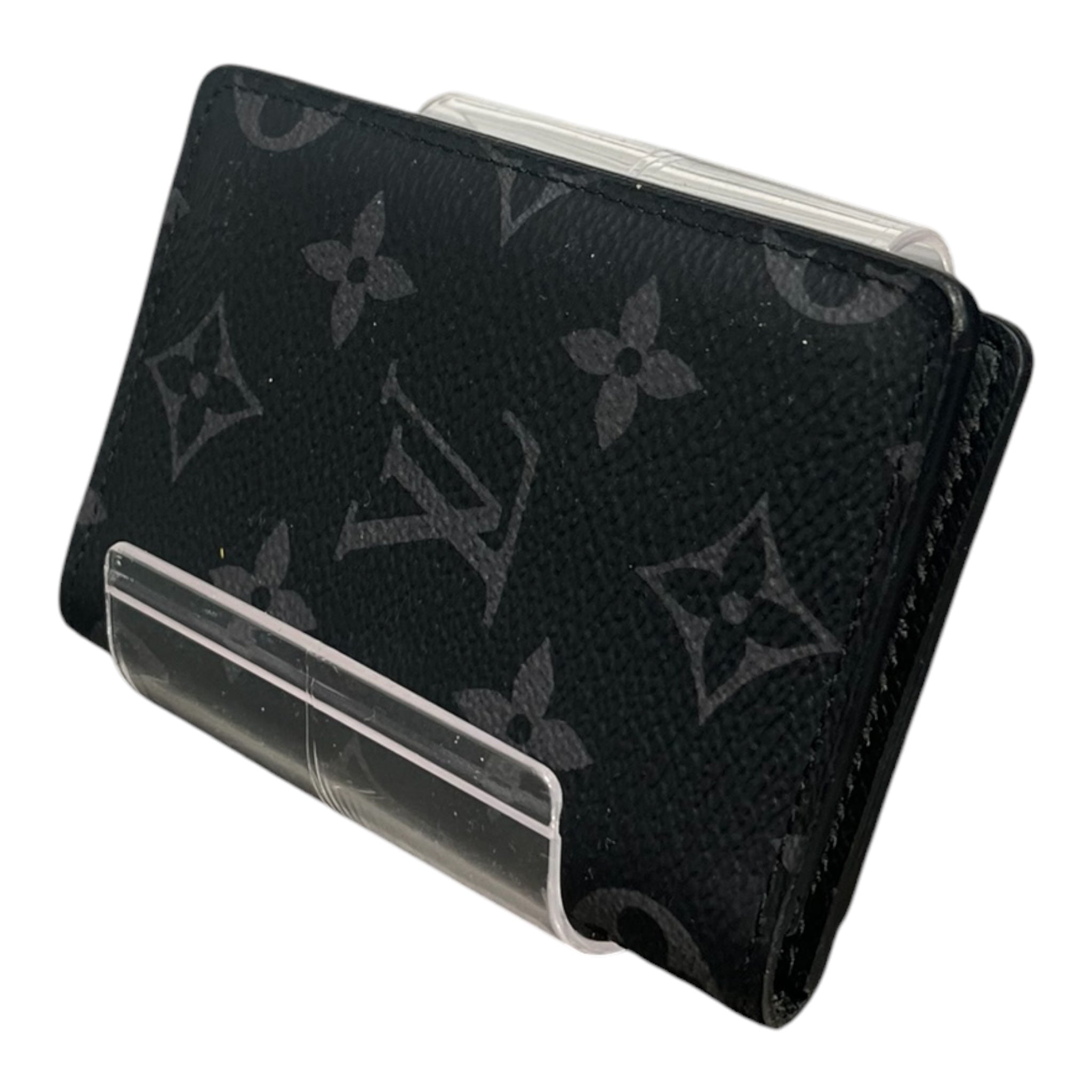 LOUIS VUITTON/Wallet/Monogram/Leather/BLK/M's/MONOGRAM CARD HOLDER view 1