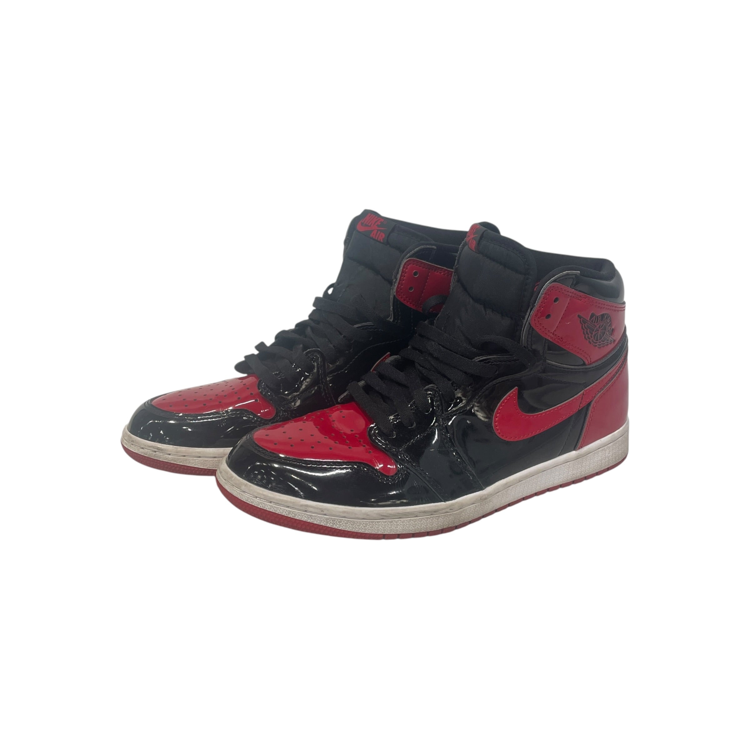 NIKE/AIR JORDAN 1 RETRO HIGH OG/Hi-Sneakers/US 10/Leather/RED/555088-063 view 1
