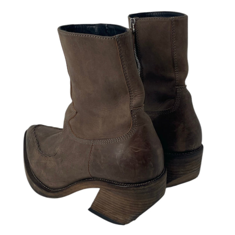 Acne Studios/Cowboy Boots/EU 42/Leather/CML/WESTERN TAUPE BOOTS