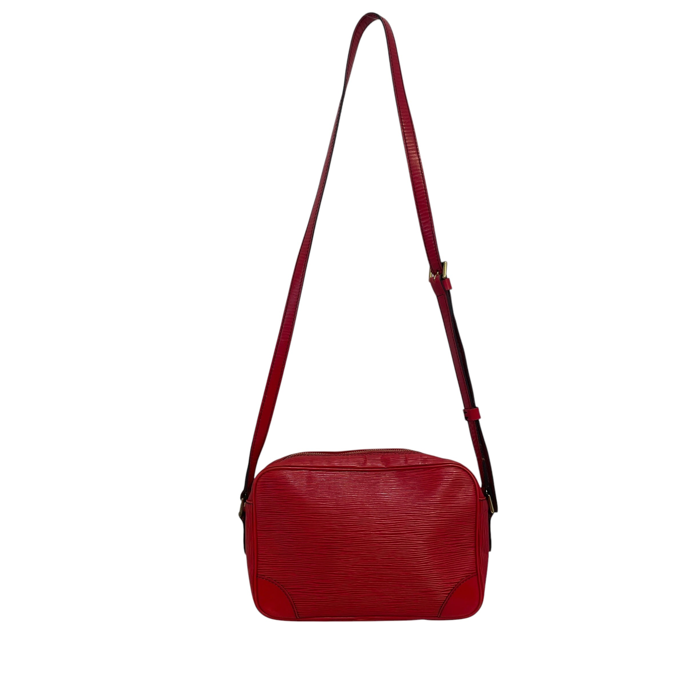 LOUIS VUITTON/Cross Body Bag/Leather/RED/Epi Trocadero Castillian Red view 2