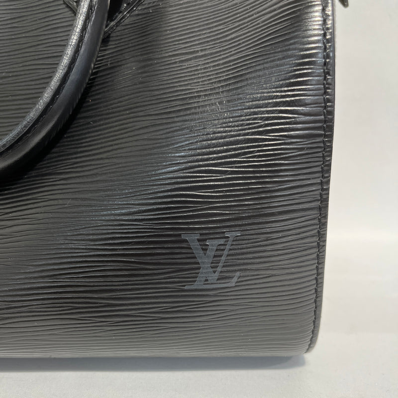 LOUIS VUITTON/Hand Bag/Leather/BLK/TOP HANDLE BAG