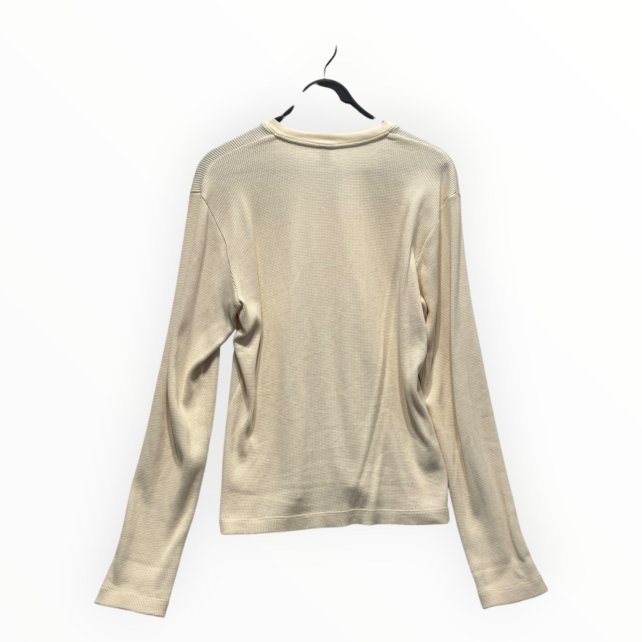 CHROME/LS Shirt/M/Cotton/WHT/henley silver buttons view 2