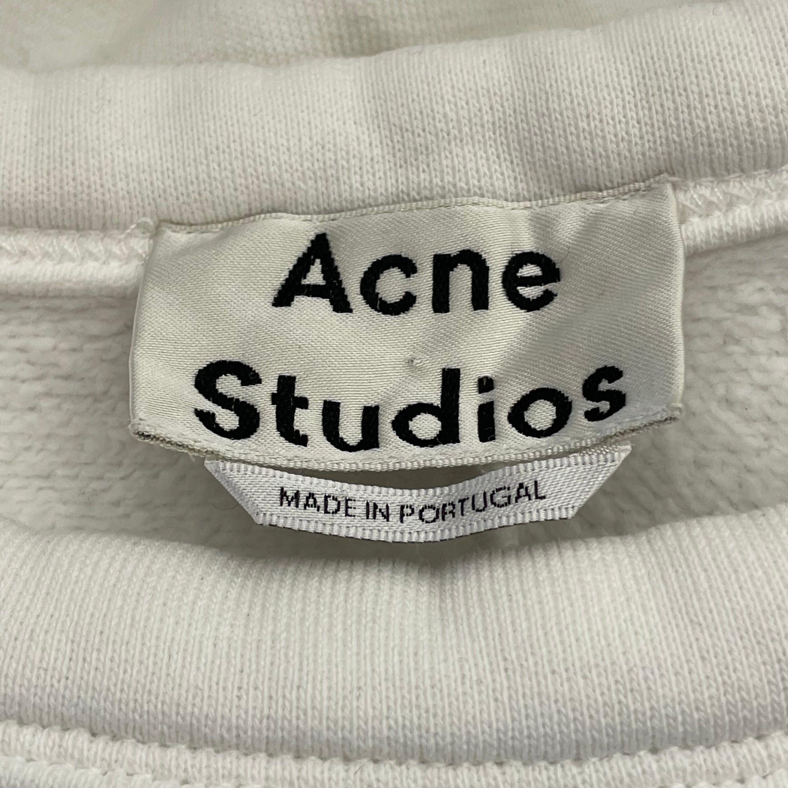 Acne Studios/Sweatshirt/M/Cotton/WHT/XL SLEEVES view 3